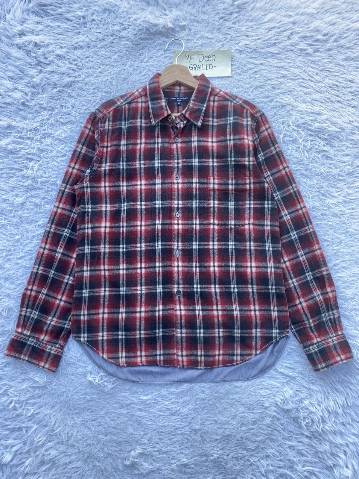Comme des Garcons Homme Rare Comme Des Garcons Homme Longsleeve Flannel Size US M / EU 48-50 / 2 - 1 Thumbnail