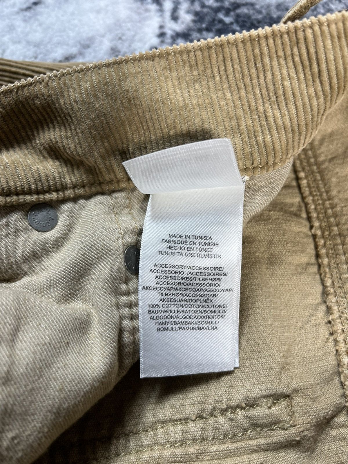 Polo Ralph Lauren Polo Ralph Lauren Corduroy Pants Beige W31 Size US 31 - 8 Thumbnail