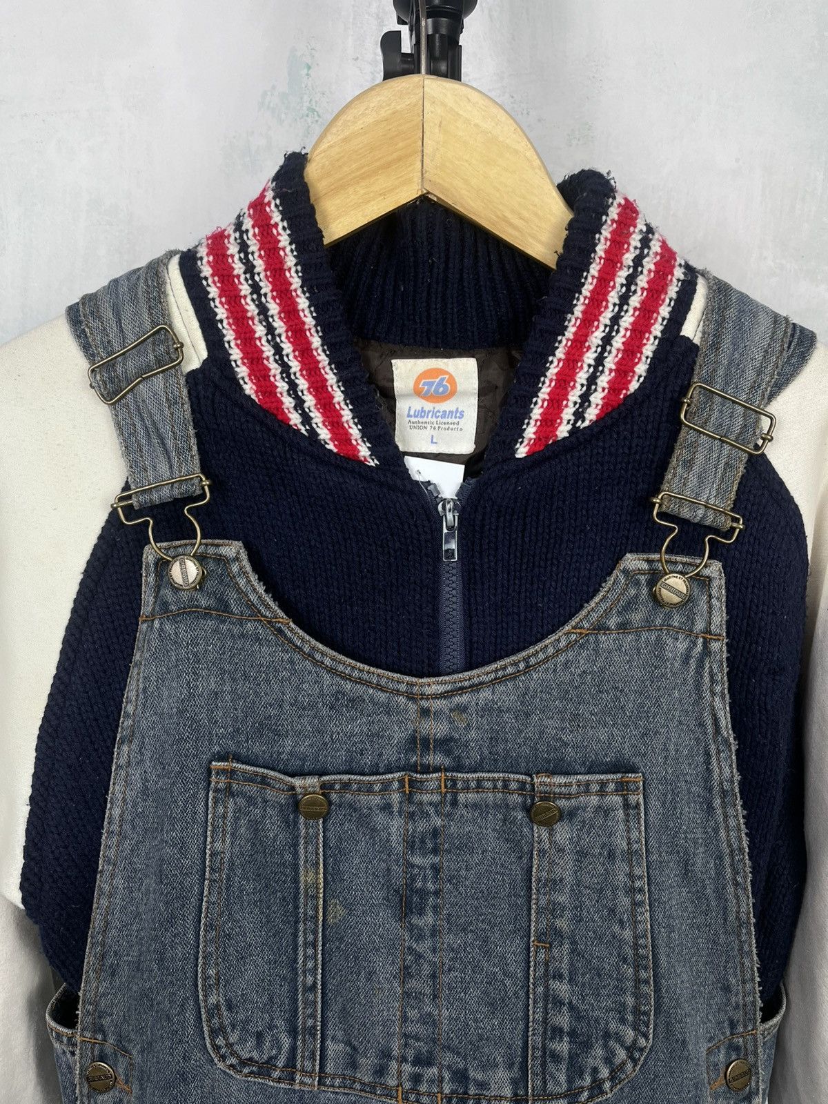 Marithe + Francois Girbaud Vtg Marithe Francois Girbaud Overall Denim Size US 33 - 6 Thumbnail
