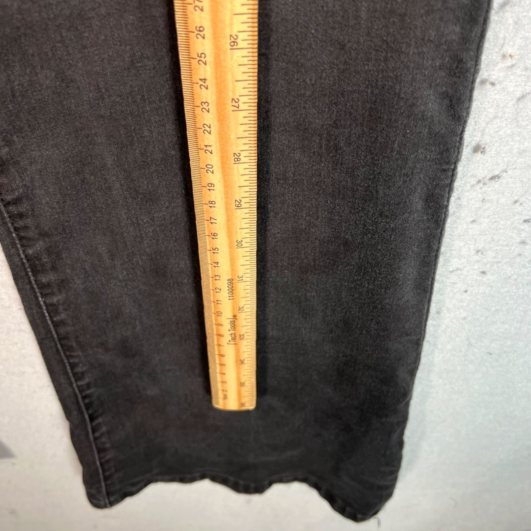 Levi's Levis 726 Flare Jeans 34 x 32 Black Cotton Blend Womens Size 24" / US 00 / IT 34 - 7 Thumbnail