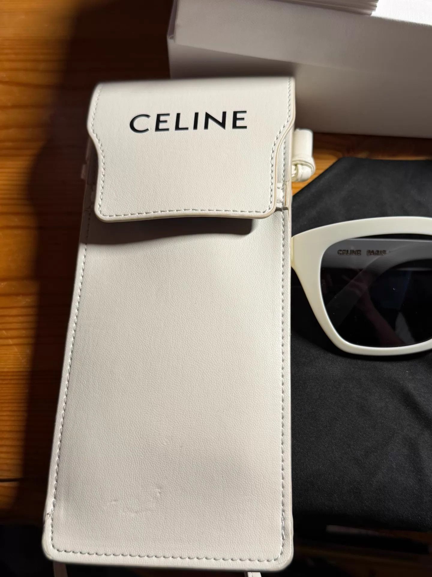 Celine Celine white sunglasses Size ONE SIZE - 3 Thumbnail