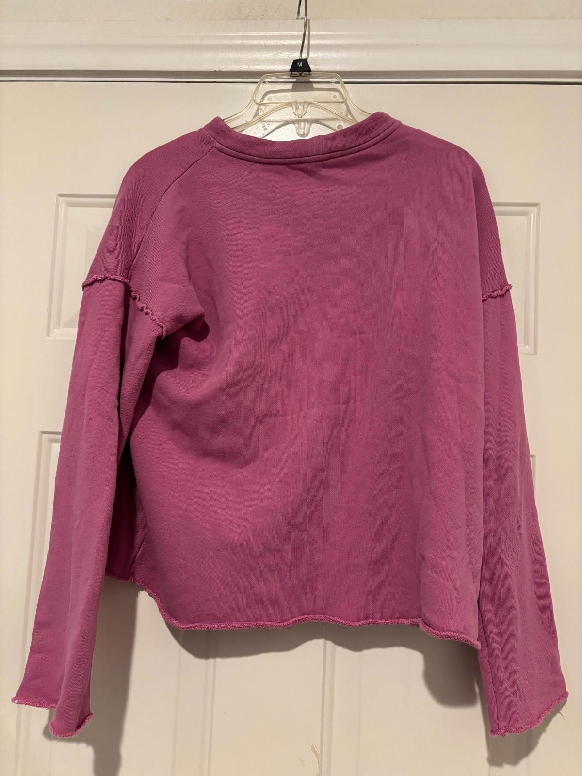 Eileen Fisher Womens Eileen Fisher pink sweatshirt sz M preloved #270 Size M / US 6-8 / IT 42-44 - 2 Thumbnail