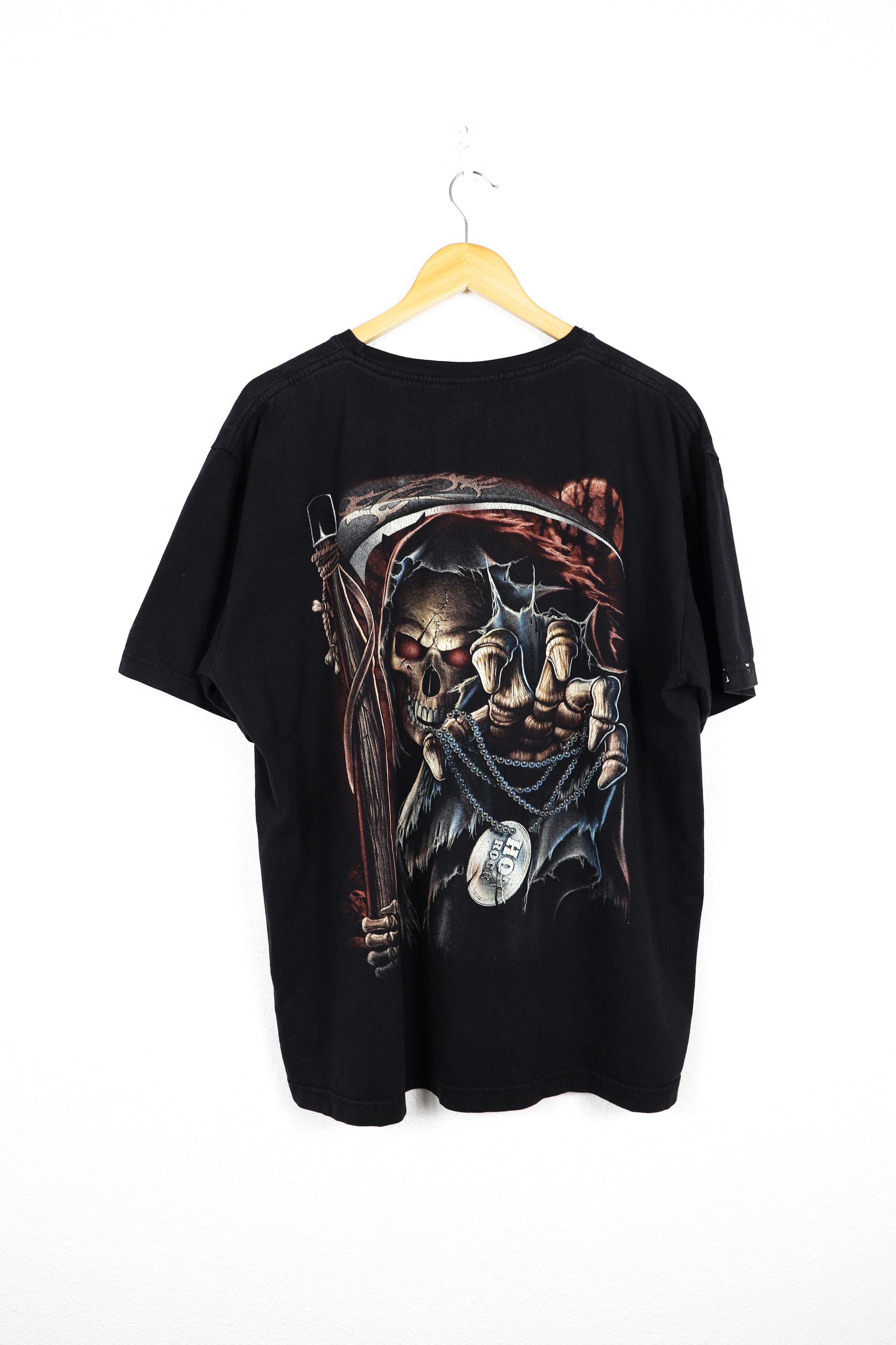 Band Tees × Vintage Vintage Skulls Satan Hot Rock Crazy Tee T-shirt 90s Size US XL / EU 56 / 4 - 12 Thumbnail