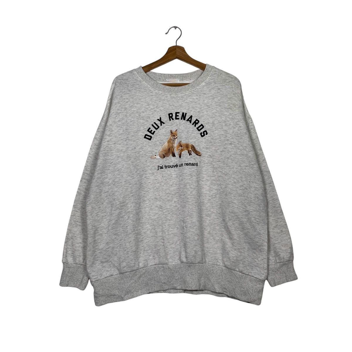 Japanese Brand Japanese Brand Deux Renards Crewneck Sweatshirt Size US L / EU 52-54 / 3 - 1 Thumbnail