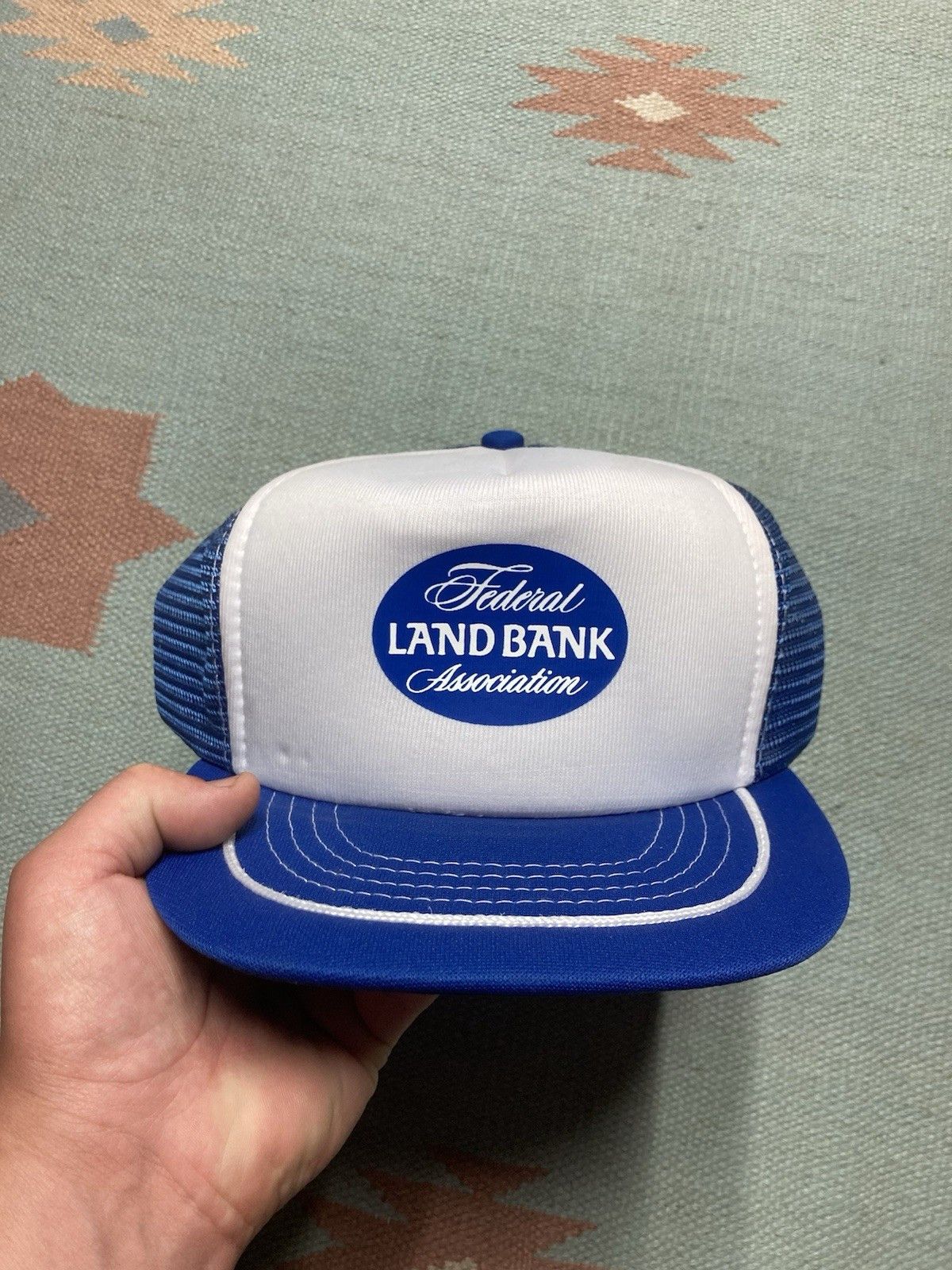 Vintage Vintage Trucker hat federal land bank association SnapBack Size ONE SIZE - 2 Thumbnail