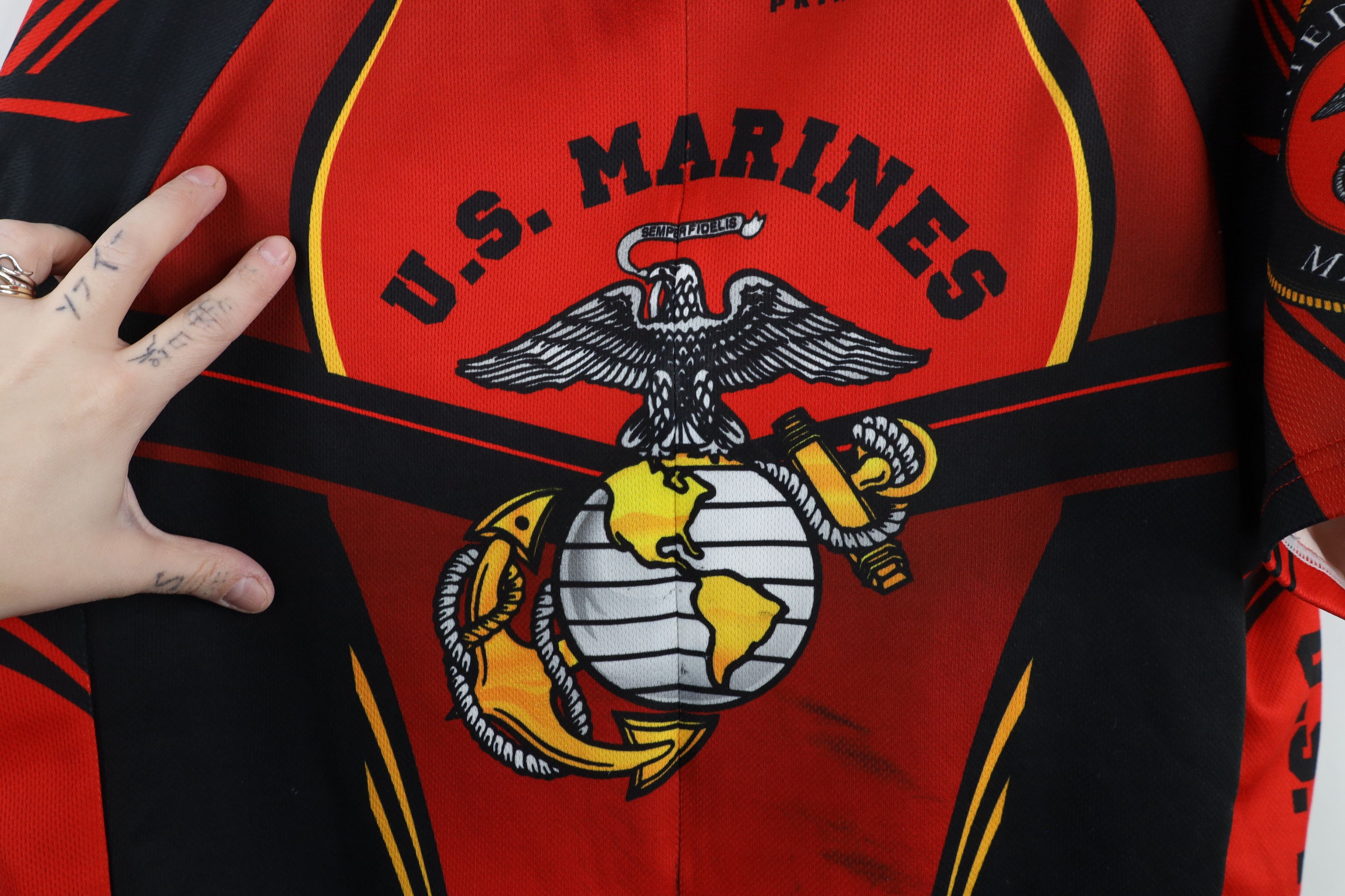 Vintage Vintage Primal US Marines All Over Print Cycling Jersey Size US L / EU 52-54 / 3 - 9 Thumbnail