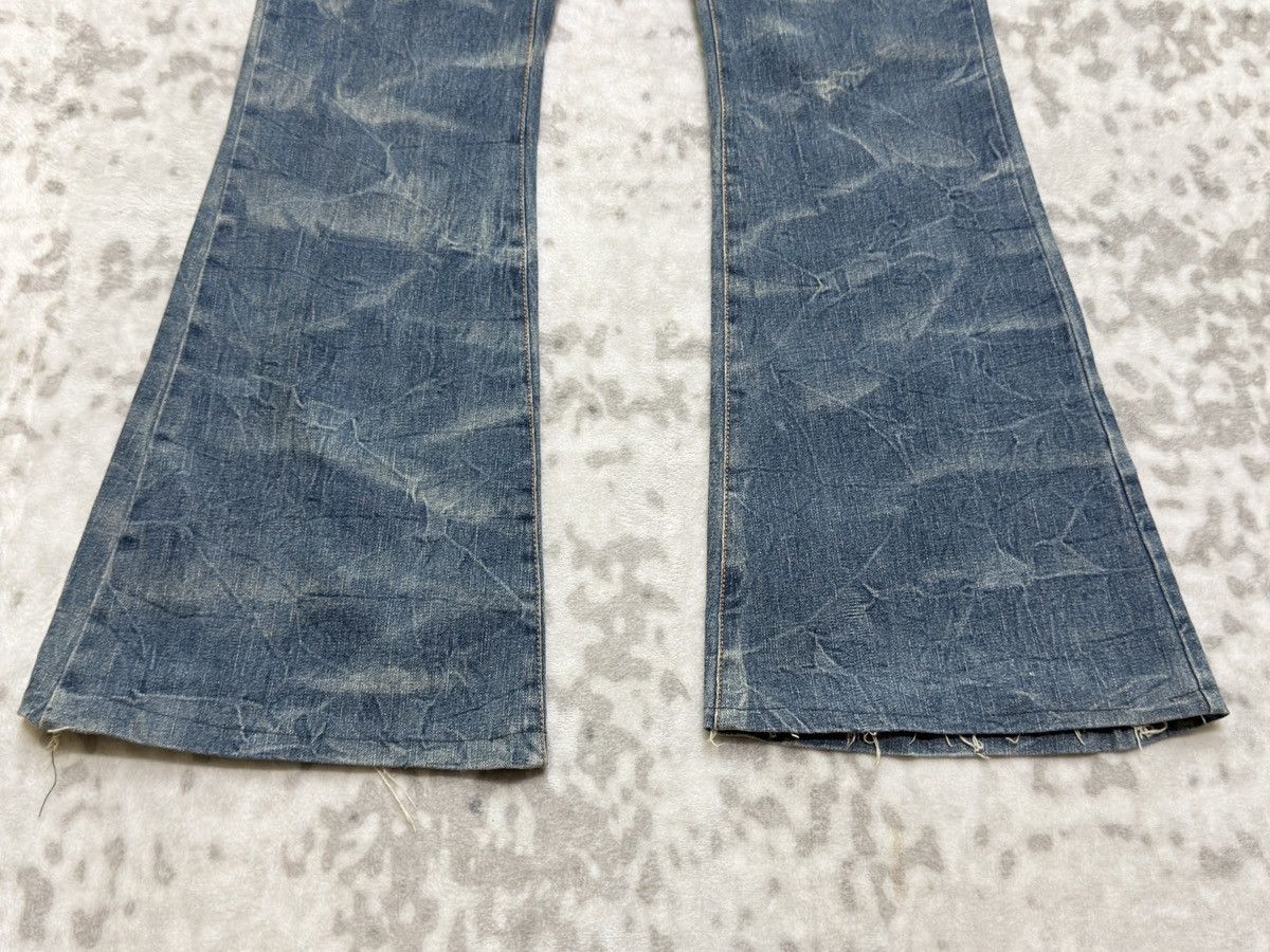 Vintage Japanese Button Fly Bell Bottom Smoke Stretch Women Jeans Size US 28 / EU 44 - 7 Thumbnail