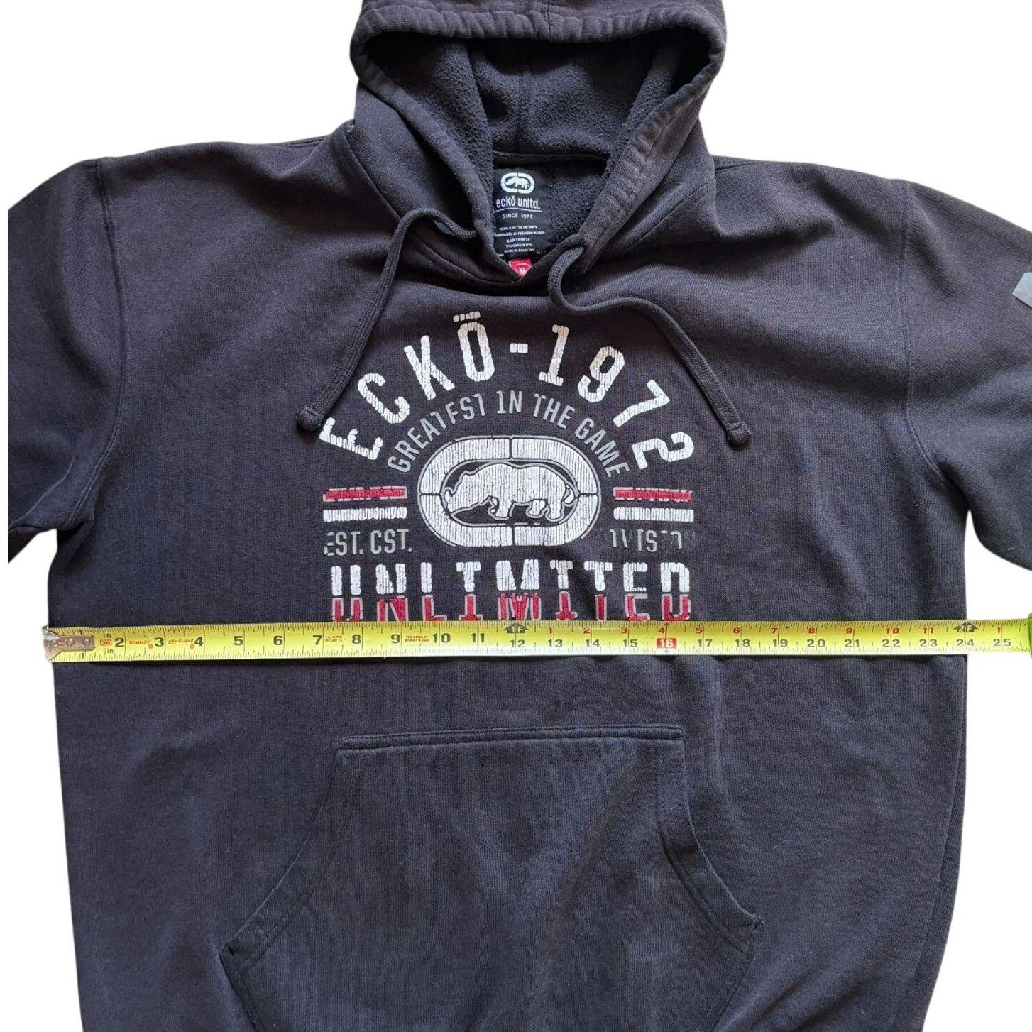 Ecko Unltd. y2k 2000s style Ecko Unlimited pullover hoodie mens XL emo Size US XL / EU 56 / 4 - 5 Thumbnail