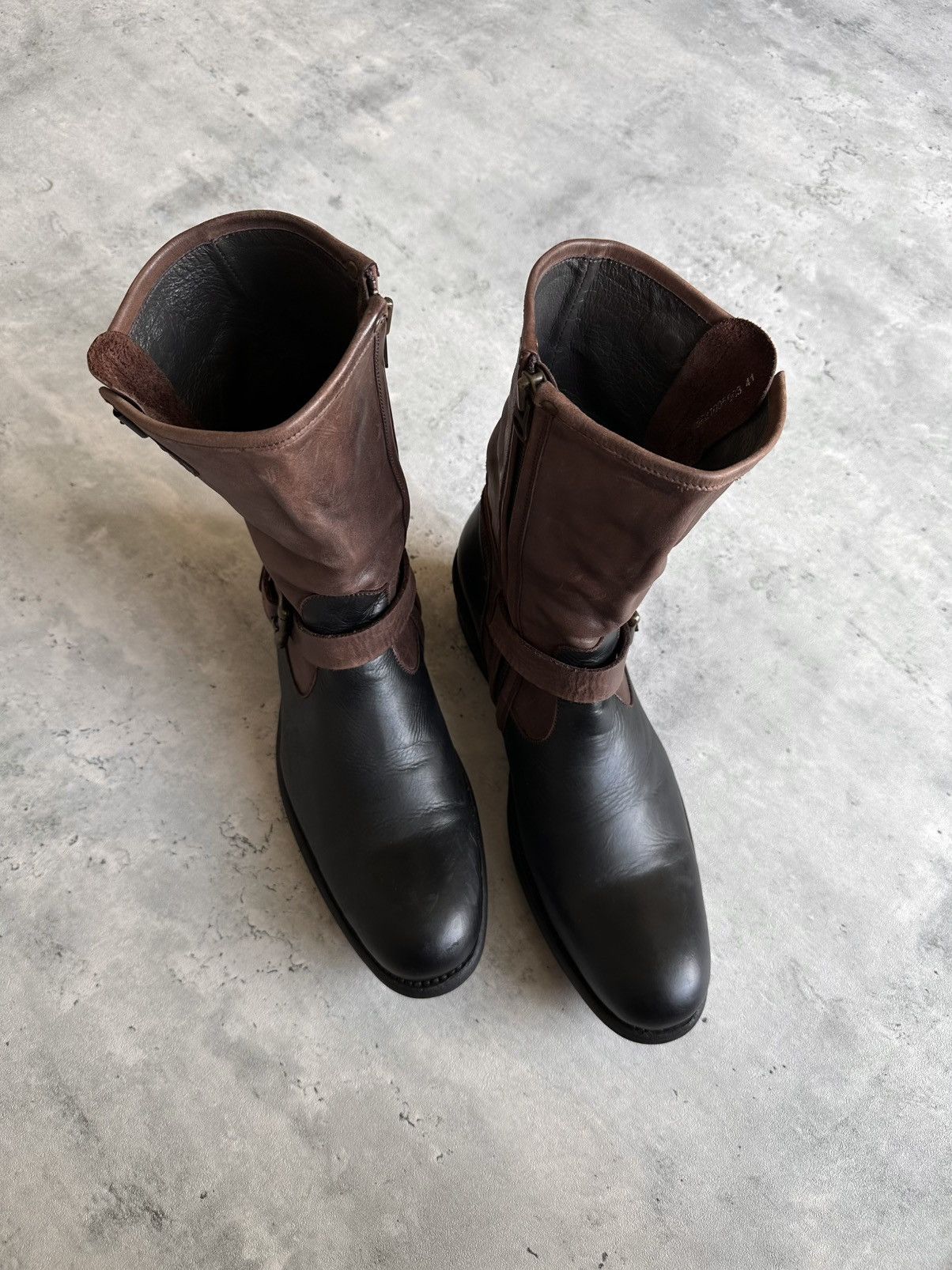 Alfredo Bannister TWO-TONE ENGINEER BOOTS Size US 8 / EU 41 - 11 Thumbnail