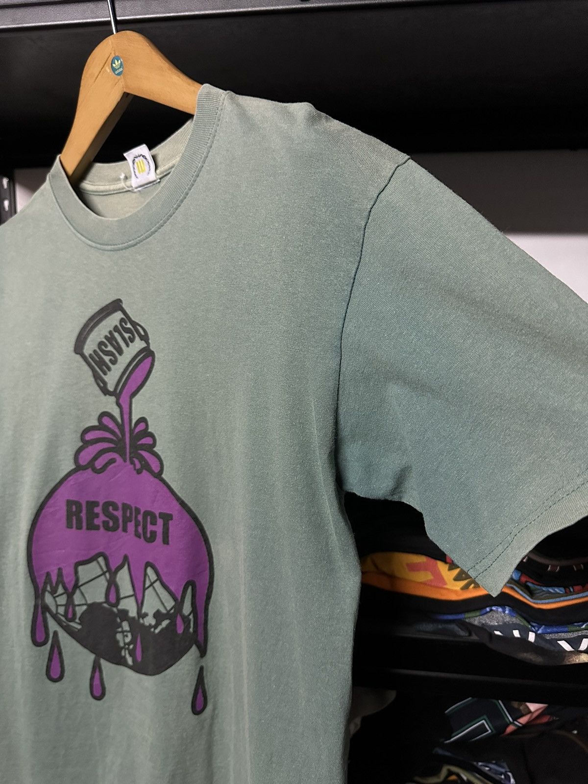 Microsoft × Vintage Vintage Slash Fabricant Respect Sun Faded Tee Size US M / EU 48-50 / 2 - 6 Thumbnail