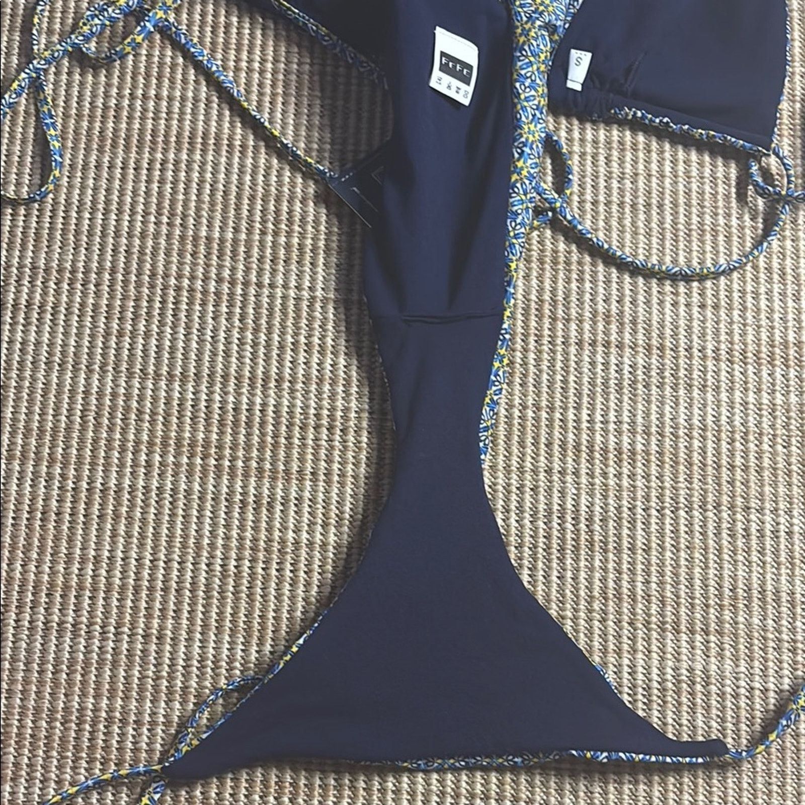 Other NWT Fefe Blue Floral Bikini Set Size S Size ONE SIZE - 8 Thumbnail