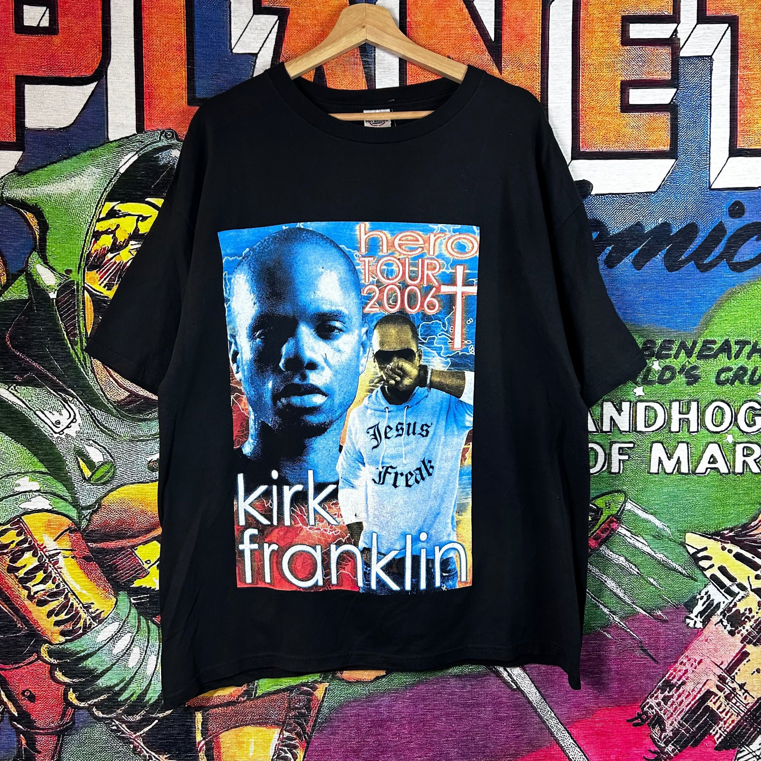 Vintage Y2K 2006 Kirk Franklin Rap Style Tee Size XL Size US XL / EU 56 / 4 - 1 Thumbnail
