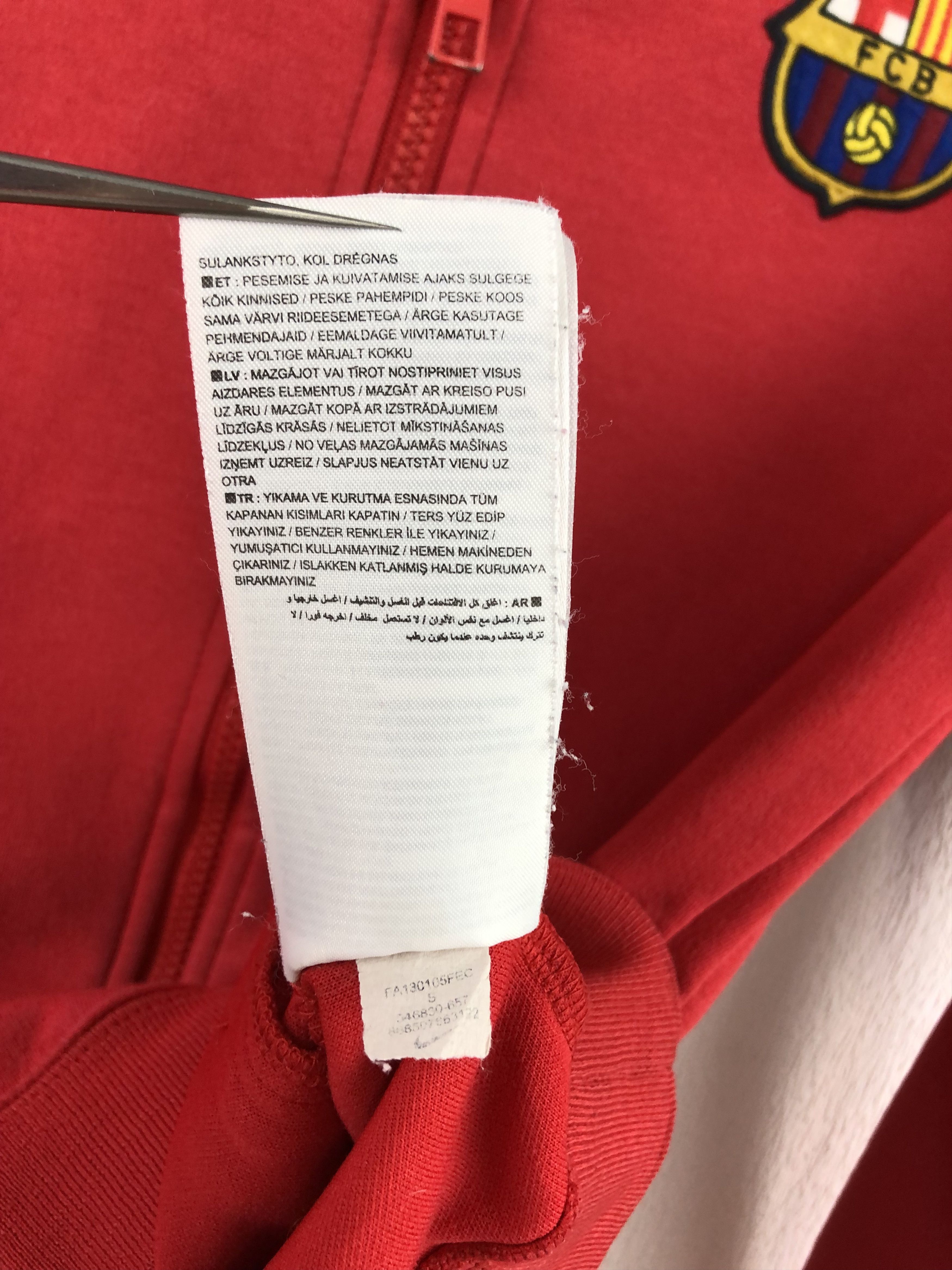 Nike Nike Barcelona Football Jacket Track Top Woman Rare Red Hype Size S / US 4 / IT 40 - 16 Thumbnail