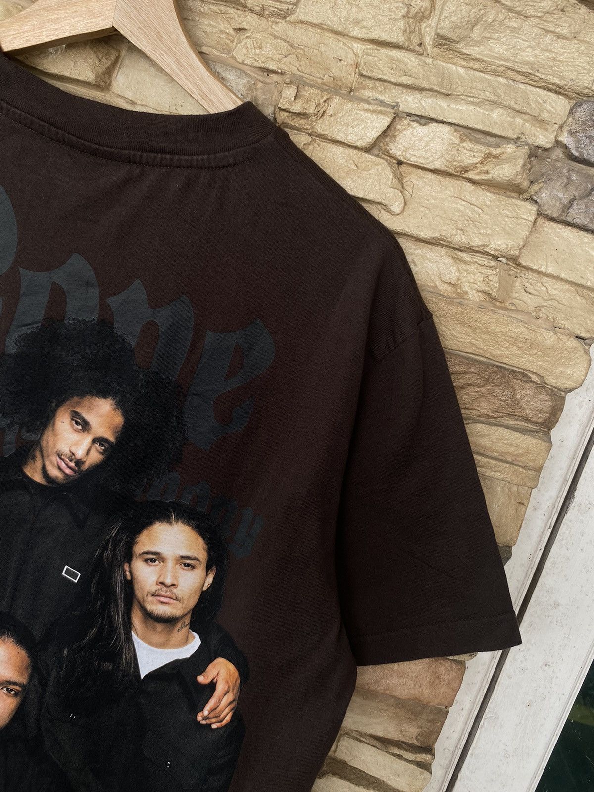 Rap Tees Rare Bone Thugs N Harmony Line Up Band Backhit Photo Rap Tee Size US M / EU 48-50 / 2 - 18 Thumbnail