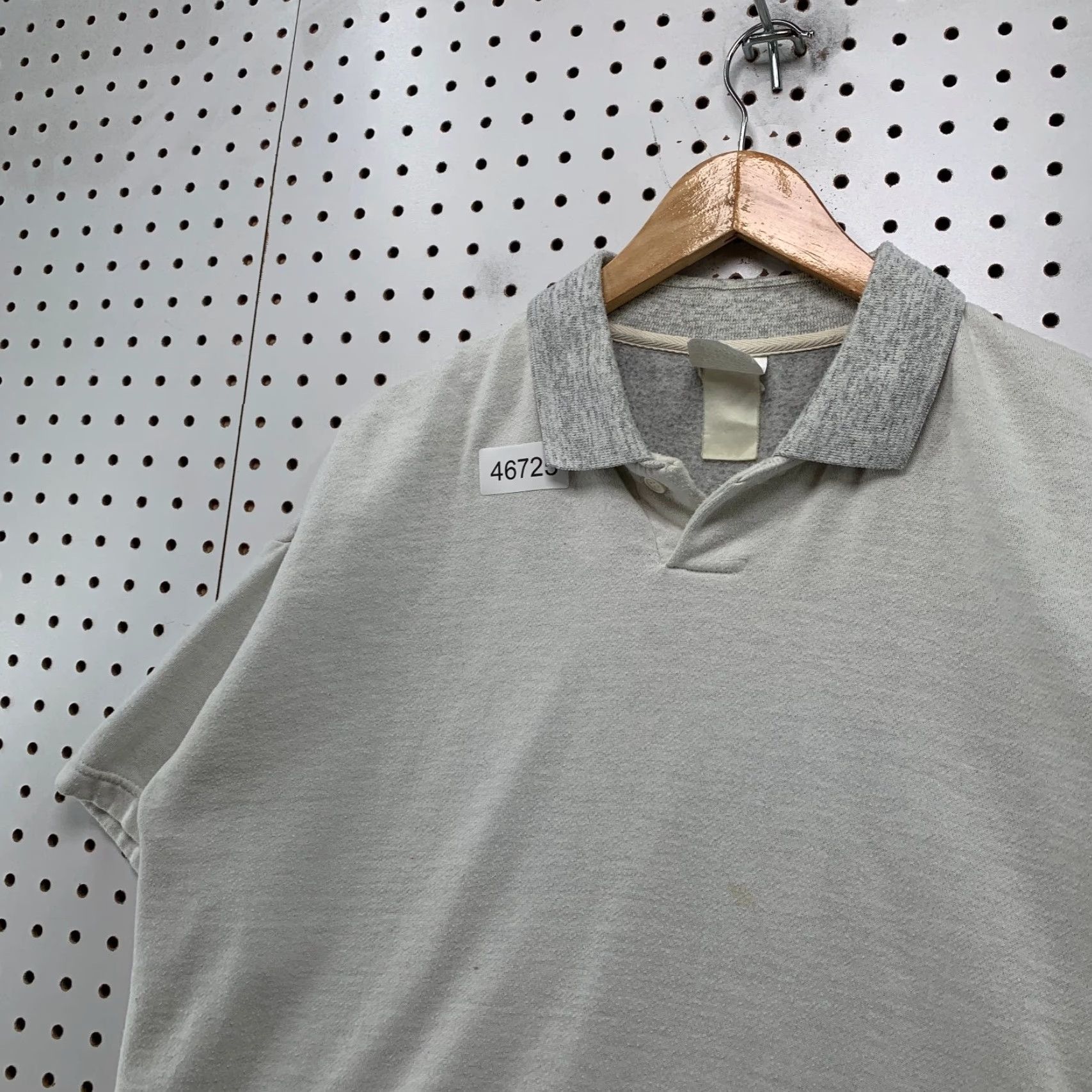 Adidas VINTAGE adidas Polo Shirt Mens L Gray Fleece Short Sleeve Collared Polo - Men Sports 60s 70s 80s - Golf Mens Size US L / EU 52-54 / 3 - 7 Thumbnail