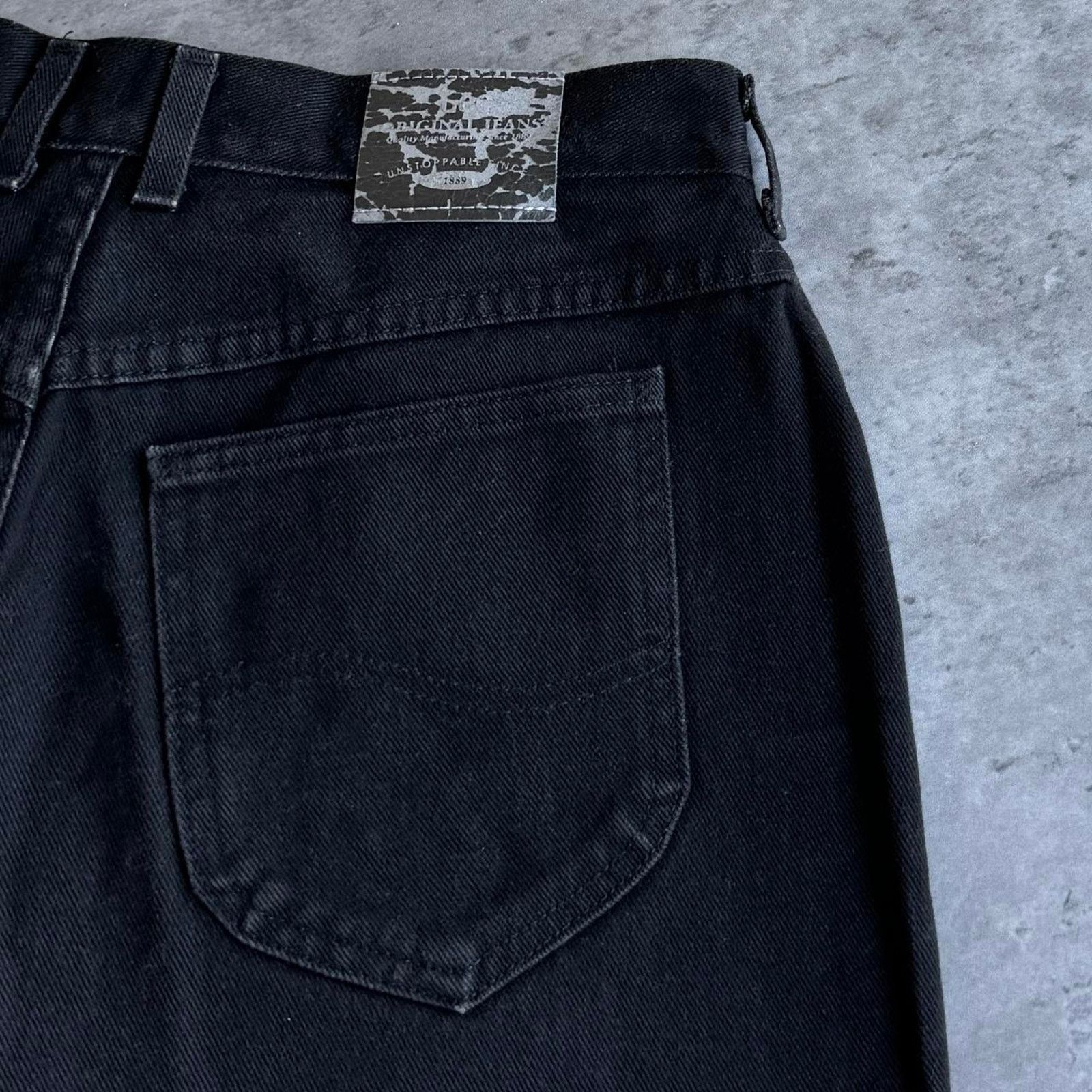 Lee × Vintage Vintage Y2K Lee Black Grunge Opium Essential Denim Jeans Size US 32 / EU 48 - 4 Thumbnail