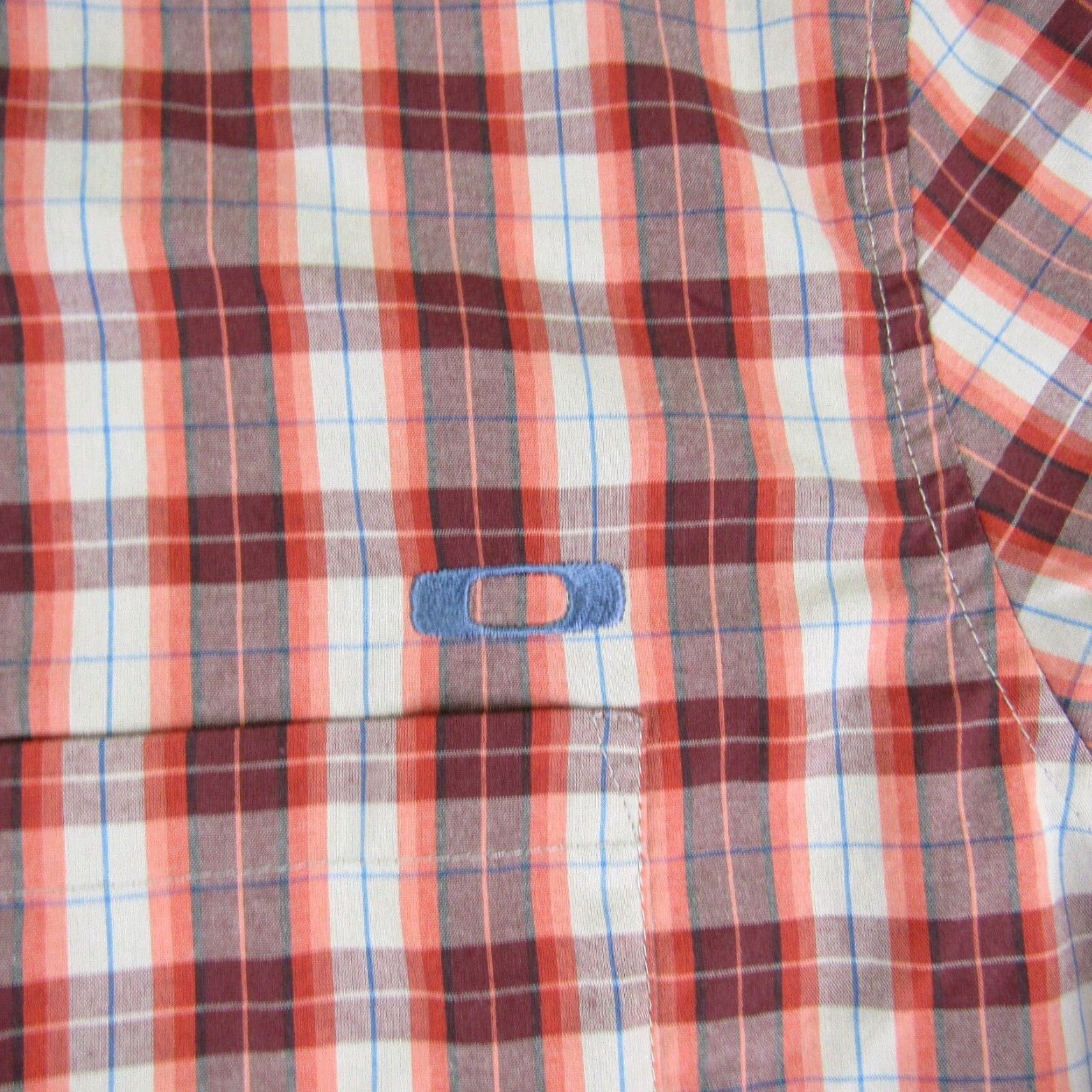 Oakley Oakley Shirt Mens L Red Plaid Button-Up Lightweight Outdoor Casual Workwear Size US L / EU 52-54 / 3 - 3 Thumbnail