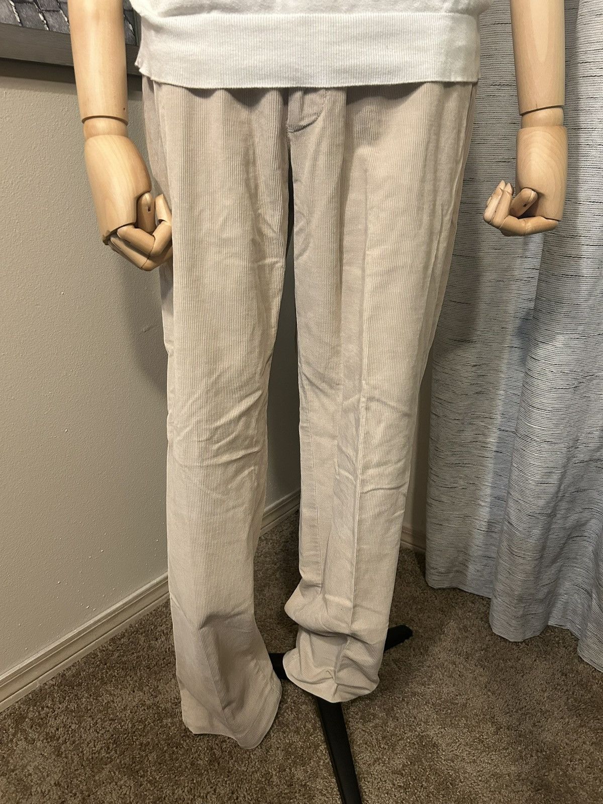 Luigi Borrelli Luigi Borrelli Corduroy Trousers Size US 34 / EU 50 - 2 Thumbnail