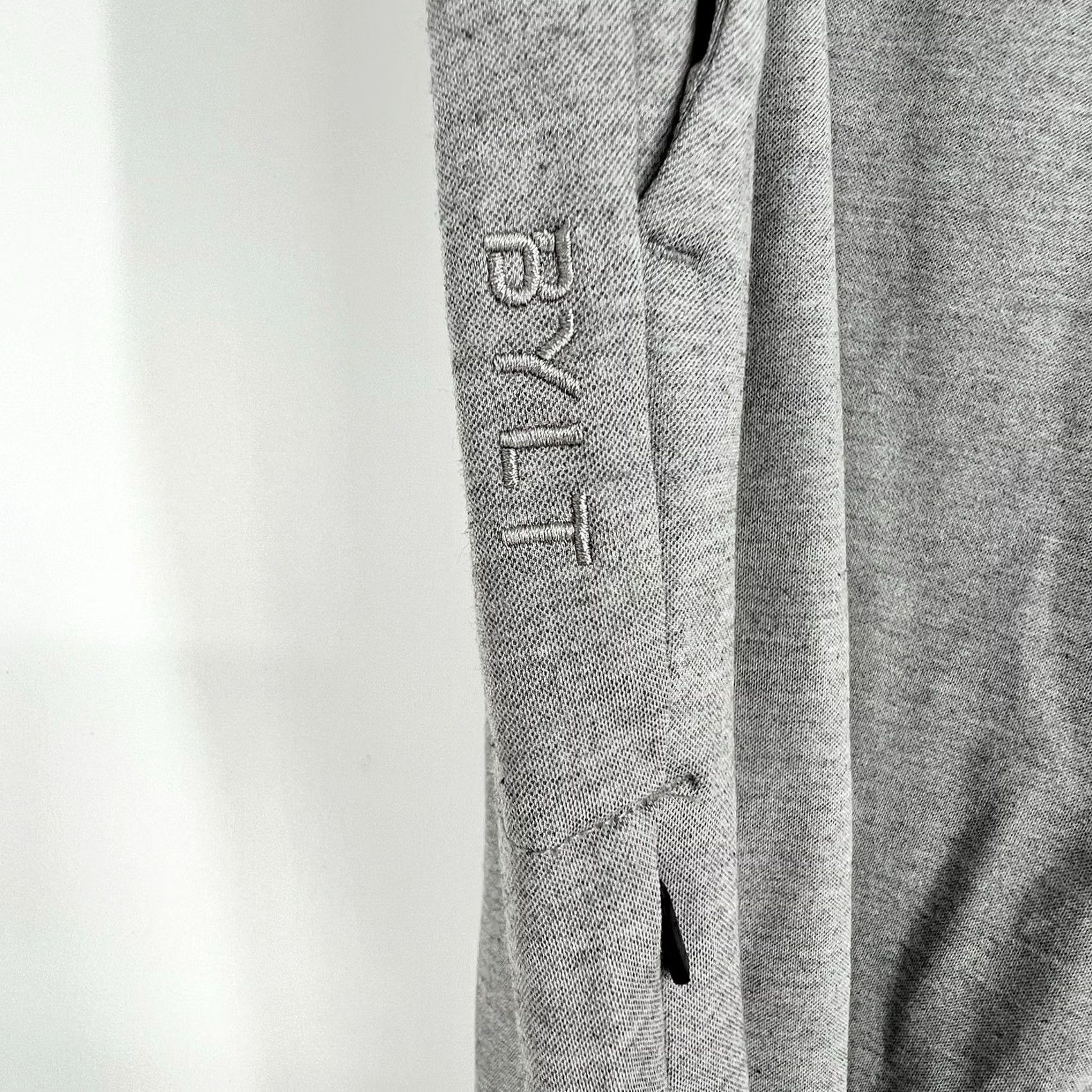 Vintage BYLT Everyday Pant 2.0 Slim Fit Chino Pants Mens 34 Gray 34x30 Tapered Flat Front Zip Pocket Slas h Pockets Casual Size US 34 / EU 50 - 3 Thumbnail