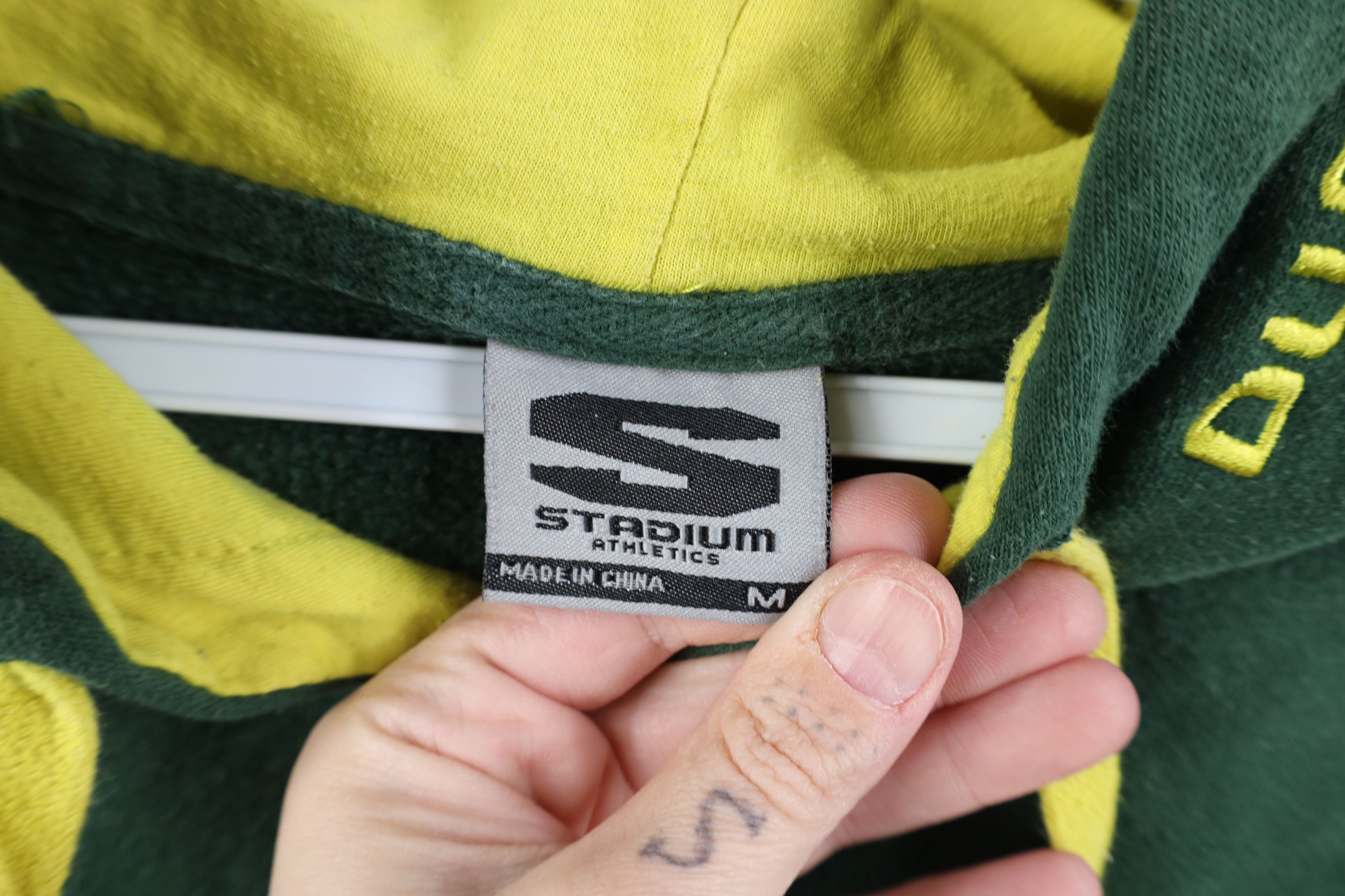 Vintage Vintage Y2K University of Oregon Hoodie Sweatshirt Green Size US M / EU 48-50 / 2 - 10 Thumbnail
