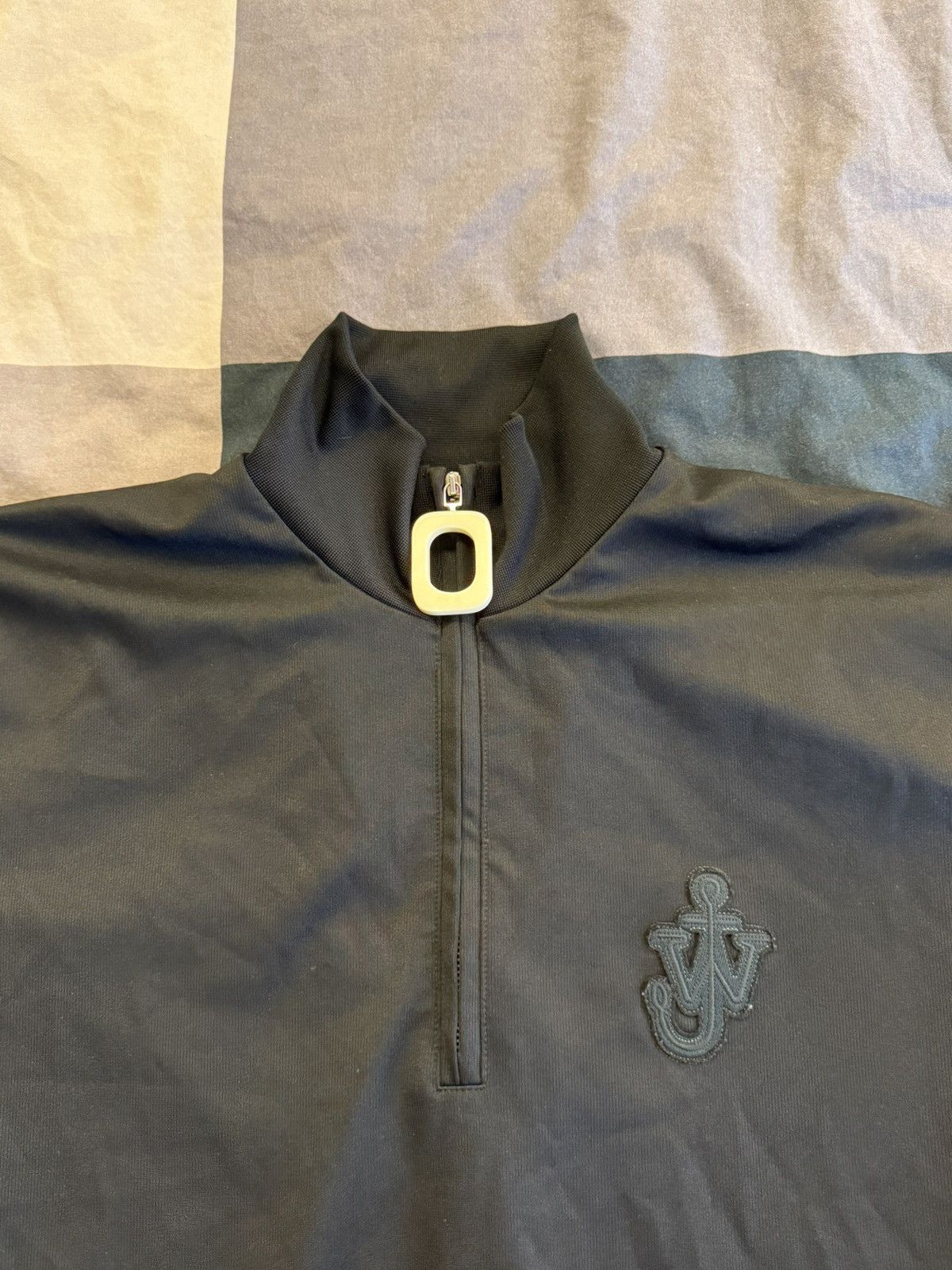 JW Anderson JW Anderson black sport quarter zip with O pull tab Size US S / EU 44-46 / 1 - 2 Thumbnail