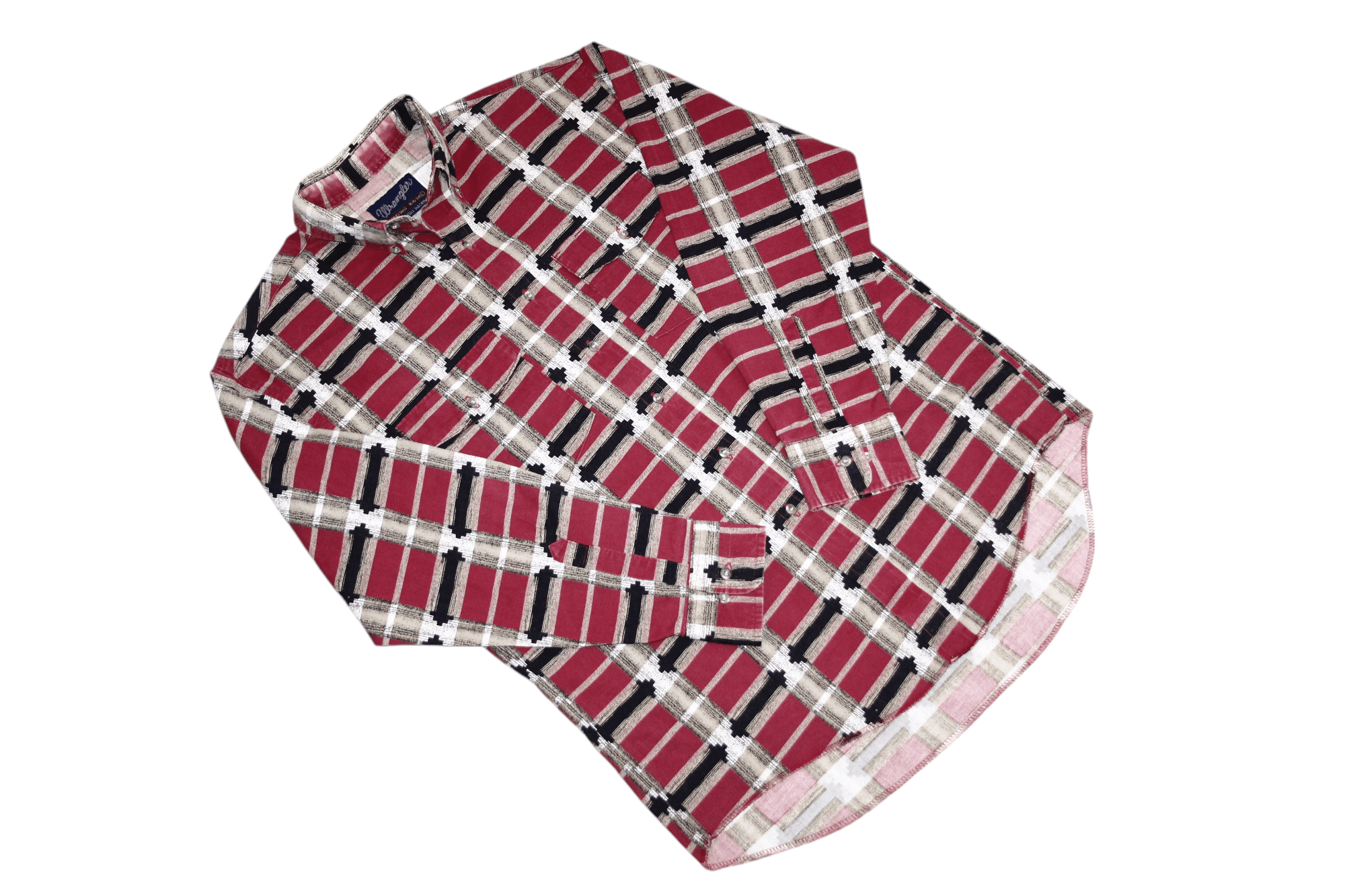 Wrangler VTG Wrangler X-Long Tails Bushpopper Western Shirt Size US L / EU 52-54 / 3 - 6 Thumbnail