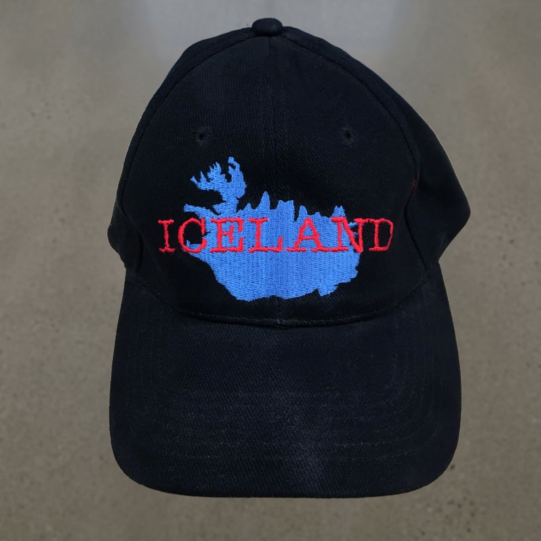 Vintage Iceland Island Baseball Cap Hat Embroidered Cotton Basic Mens One Size Black Size ONE SIZE - 1 Thumbnail