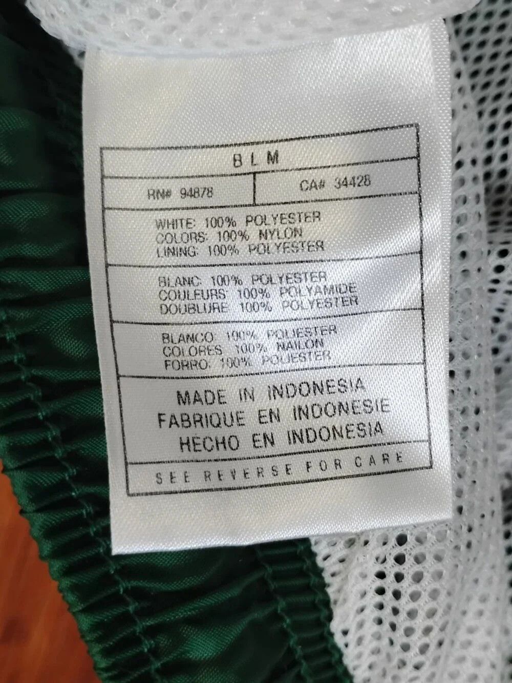 Nike Vintage Nike Team Mesh Lined Wind Pants Joggers Trainers Size US 32 / EU 48 - 4 Thumbnail