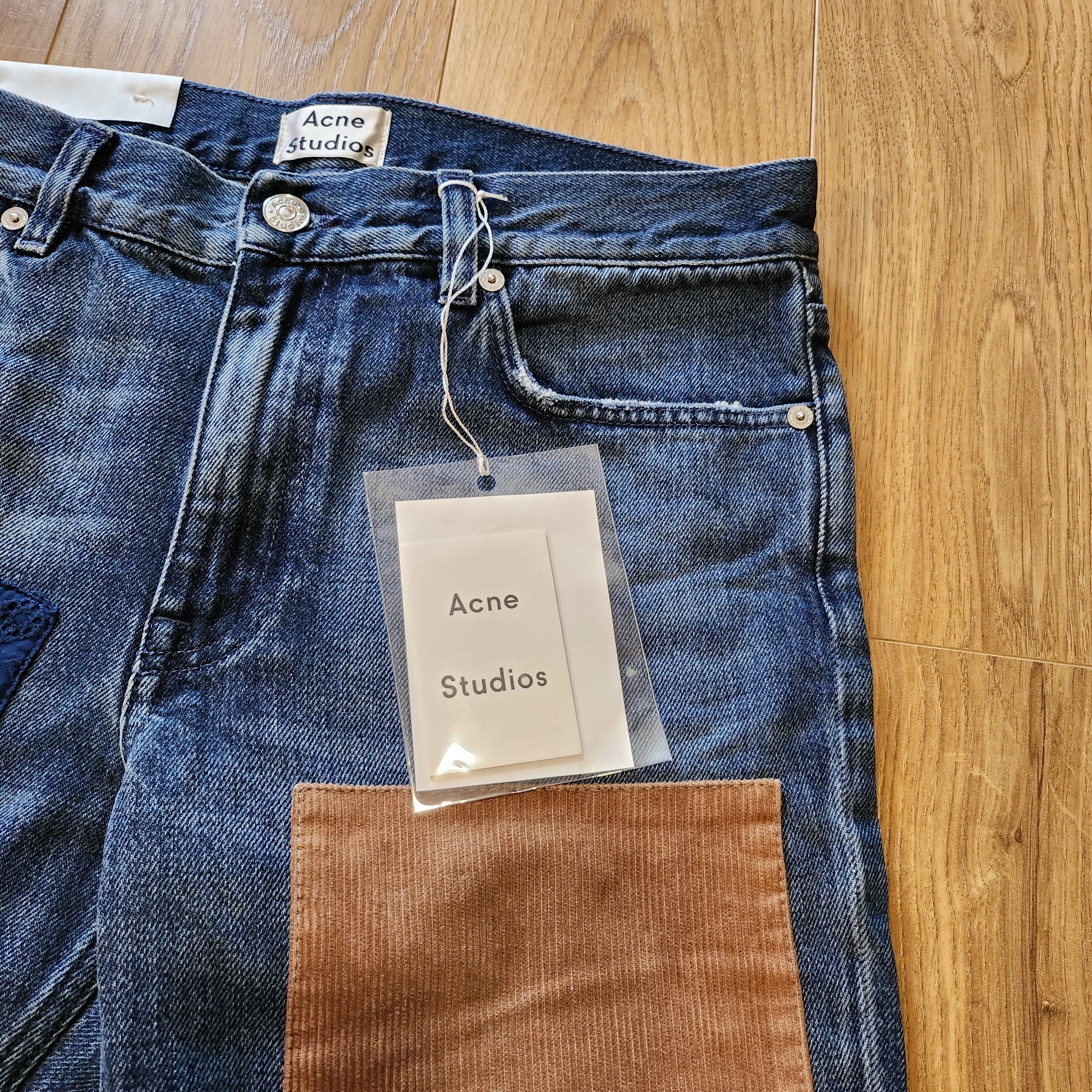 Acne Studios Acne 27/34 Boy Indigo Patch Size US 27 - 3 Thumbnail
