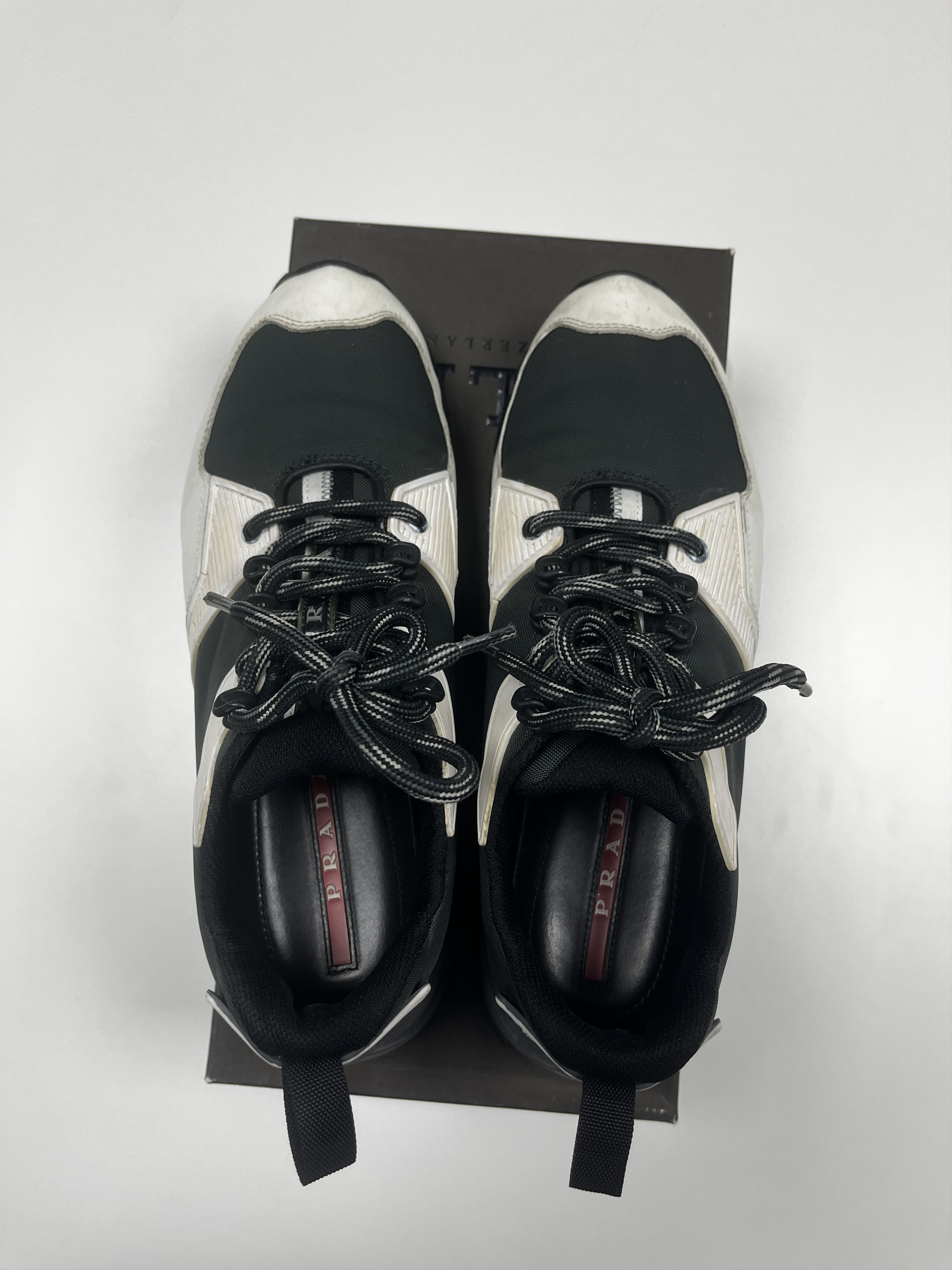 Prada Prada Chunky Sneakers Black White EU41 Size US 8 / EU 41 - 2 Thumbnail