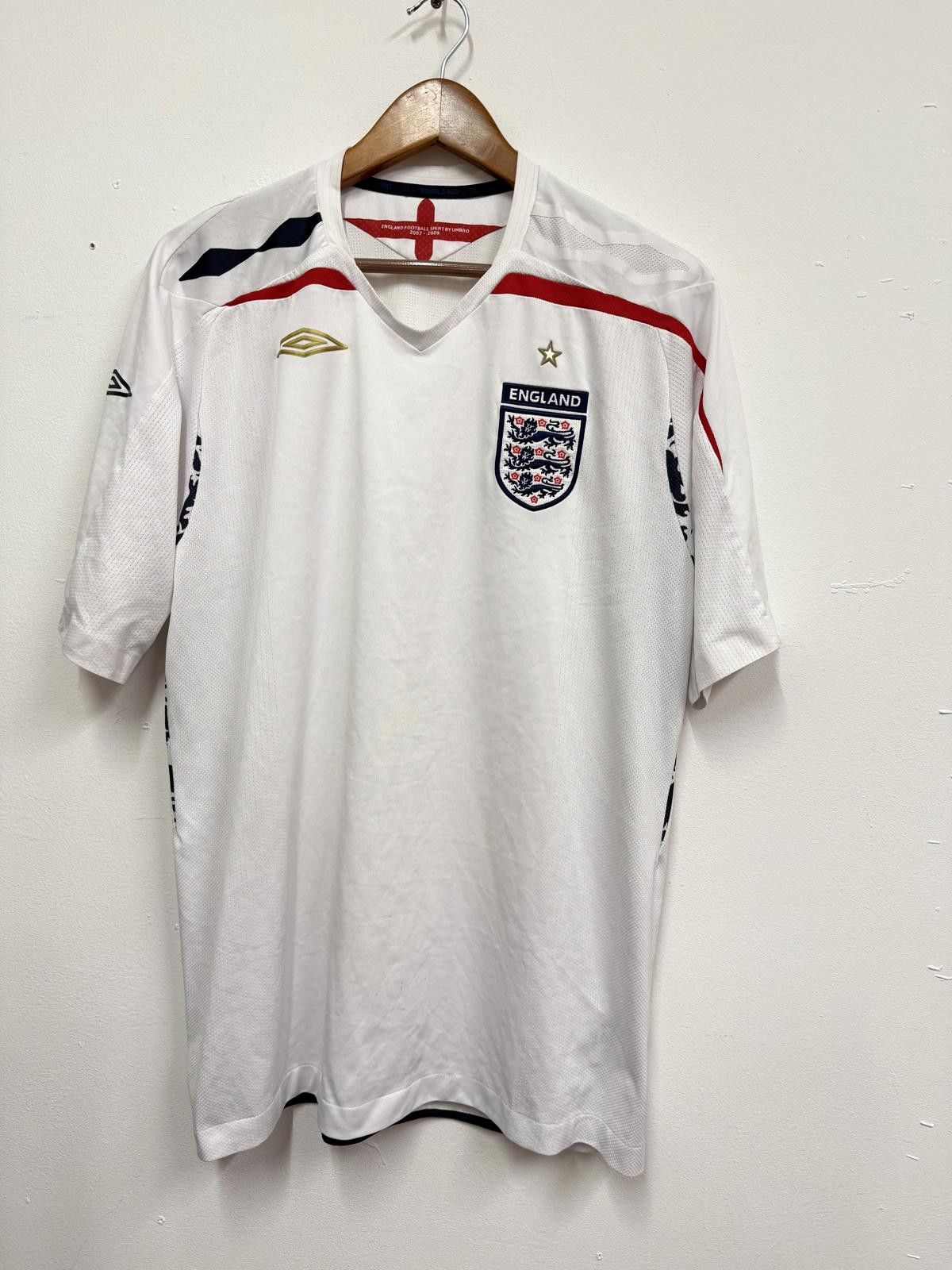Umbro England National Football Team Umbro Jersey 2007-2009 Size US L / EU 52-54 / 3 - 1 Thumbnail