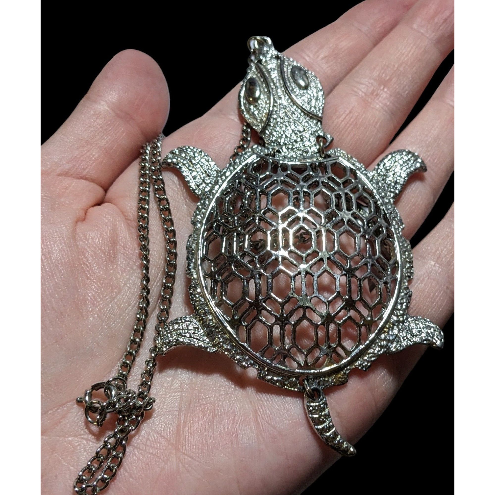 Other Vintage Articulated Turtle Necklace Size ONE SIZE - 4 Thumbnail