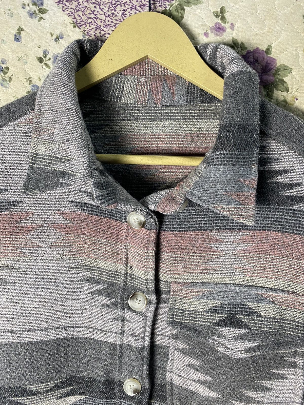 Japanese Brand Japanese Brand Aztec Button Up Shirt Size US M / EU 48-50 / 2 - 8 Thumbnail