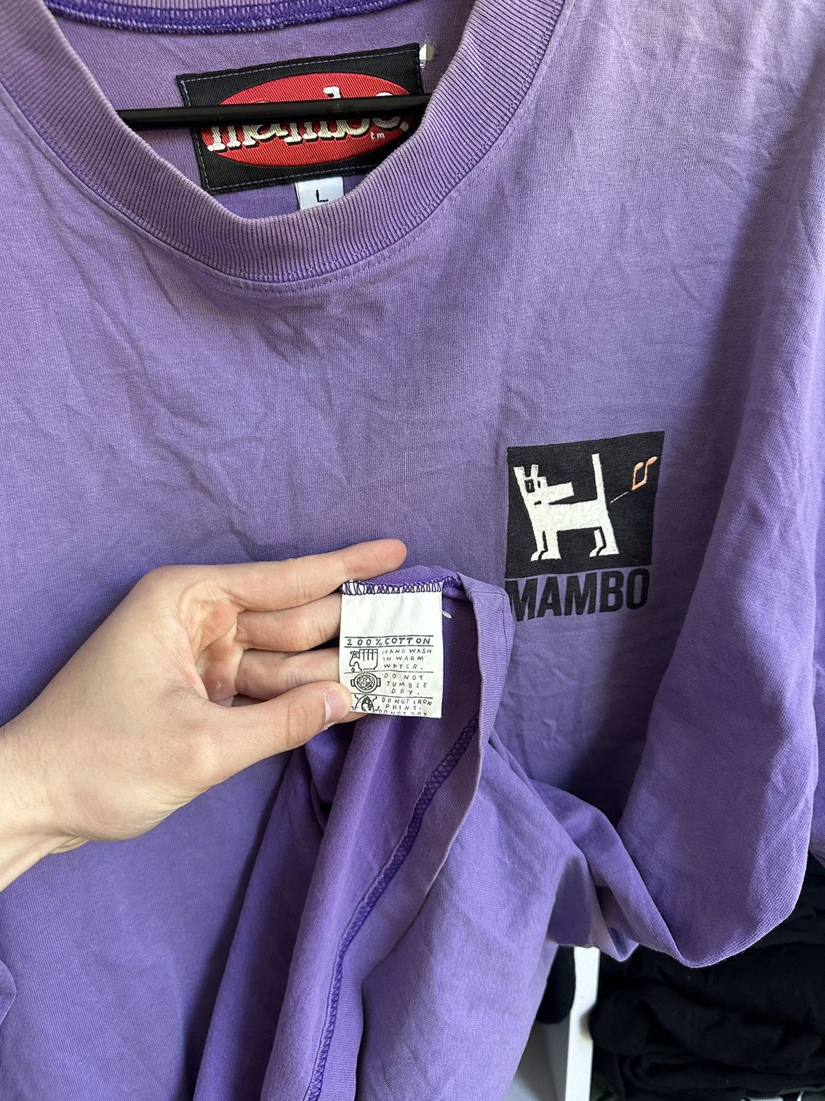 Mambo 🔥VINTAGE SURF STYLE 1990 MAMBO “DOG EAT DOG” T-SHIRT Size US L / EU 52-54 / 3 - 16 Thumbnail