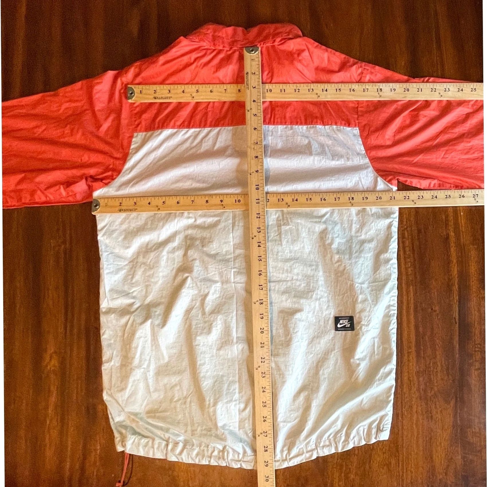 Nike Nike SB Windbreaker Jacket Orange Half Zip Pullover Mens Small Size US S / EU 44-46 / 1 - 6 Thumbnail