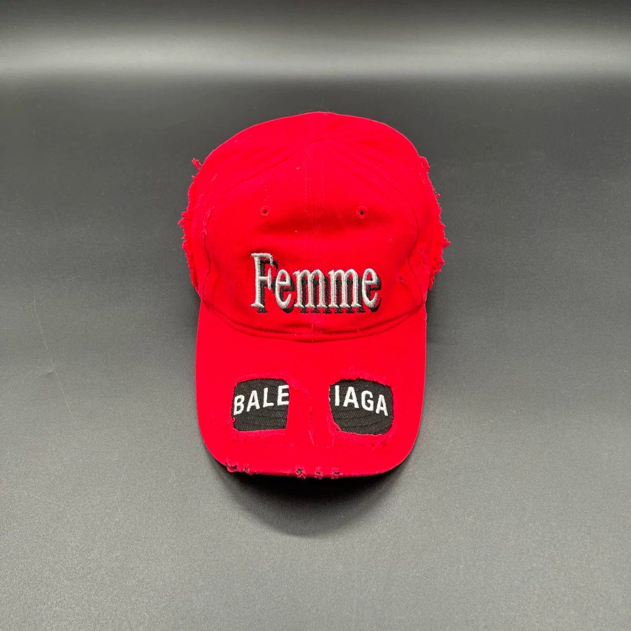 Balenciaga Balenciaga Red Logo Baseball Cap Size ONE SIZE - 1 Thumbnail