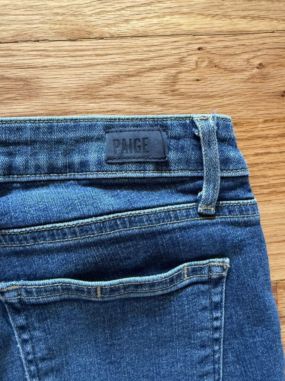 Paige Paige Verdugo Ankle Skinny Jeans “Magnolias” 27 Fraying Size 27" / US 4 / IT 40 - 8 Thumbnail