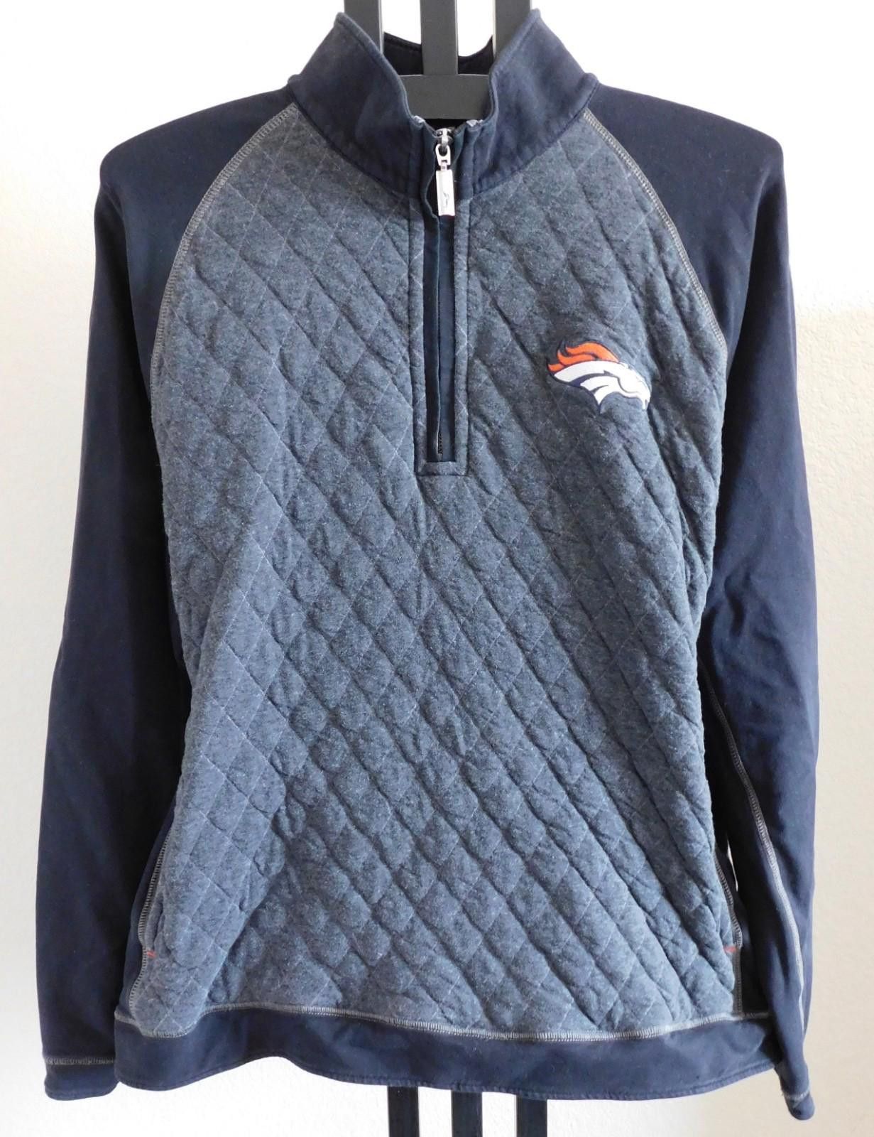 Tommy Bahama Tommy Bahama NFL Denver Broncos Quilted 1/4 Zip Top Size XXL Size US XXL / EU 58 / 5 - 1 Thumbnail