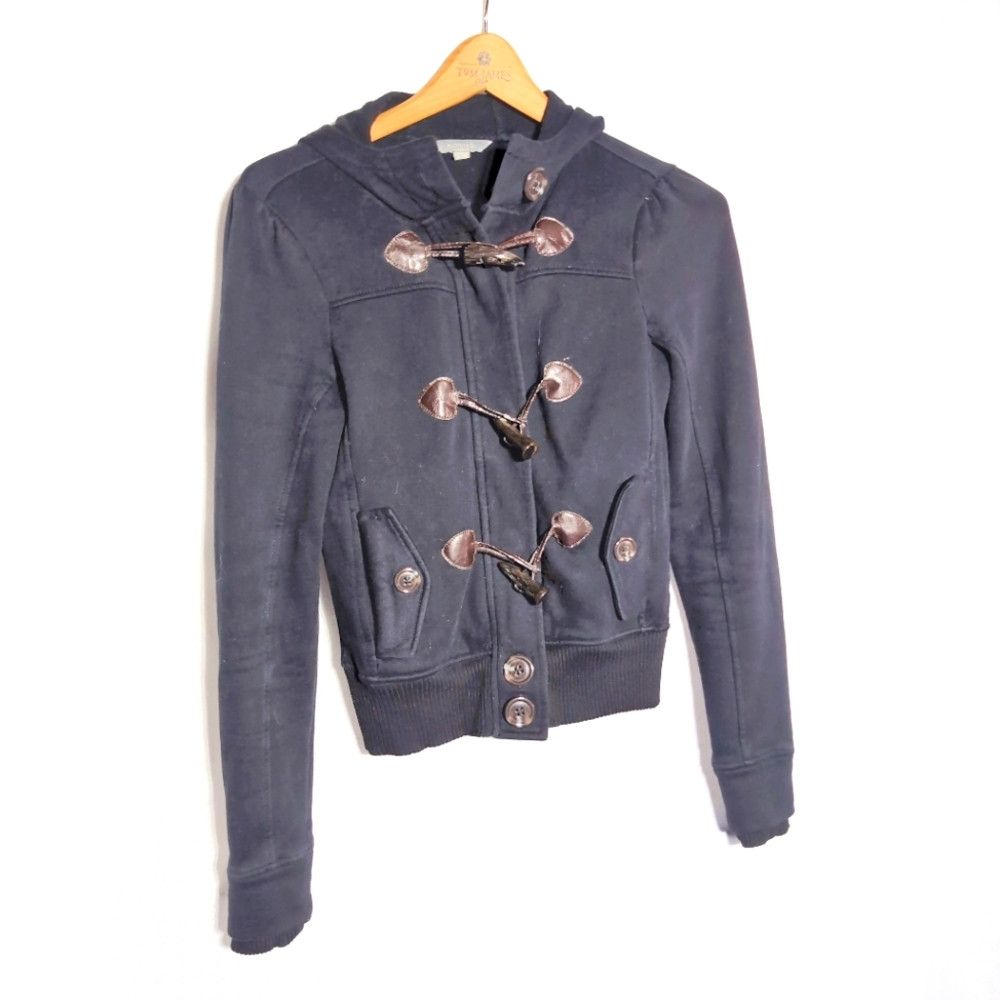 Other Gray Rubbish SZ XS Toggle Women's Jacket Hoodie Size XS / US 0-2 / IT 36-38 - 1 Thumbnail
