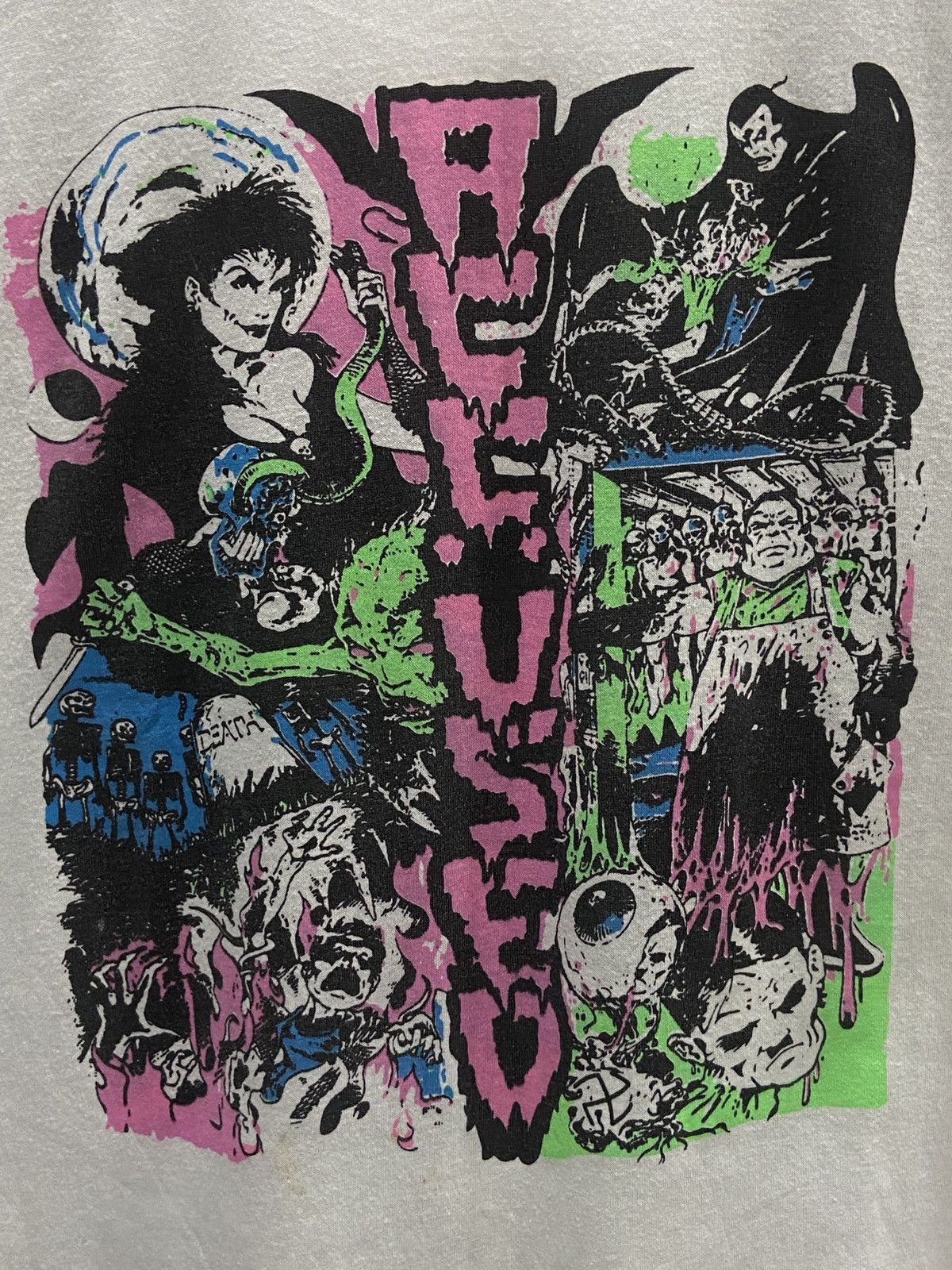 Band Tees Vintage 80s The Accused Hardcore Metal tour Rock Band TShirt Size US L / EU 52-54 / 3 - 4 Thumbnail