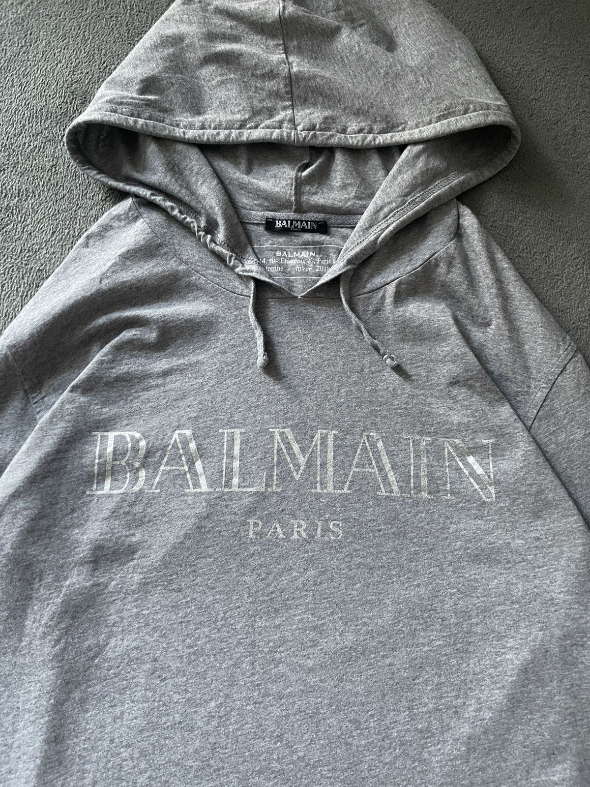 Balmain SS18 balmain paris basic hoodie Size US XXL / EU 58 / 5 - 2 Thumbnail
