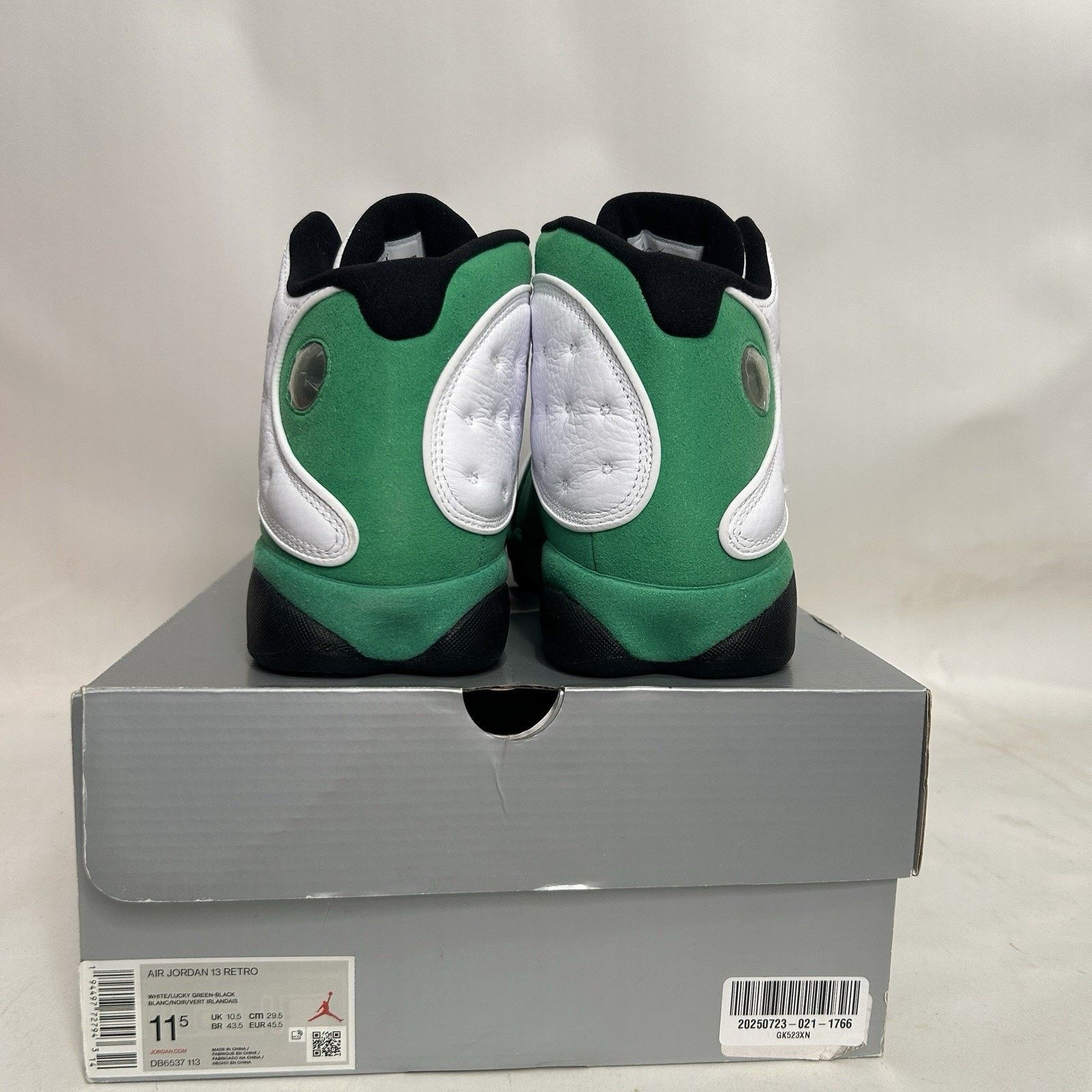Nike Nike Air Jordan 13 Retro OG “White Lucky Green” Size US 11.5 / EU 44-45 - 4 Thumbnail