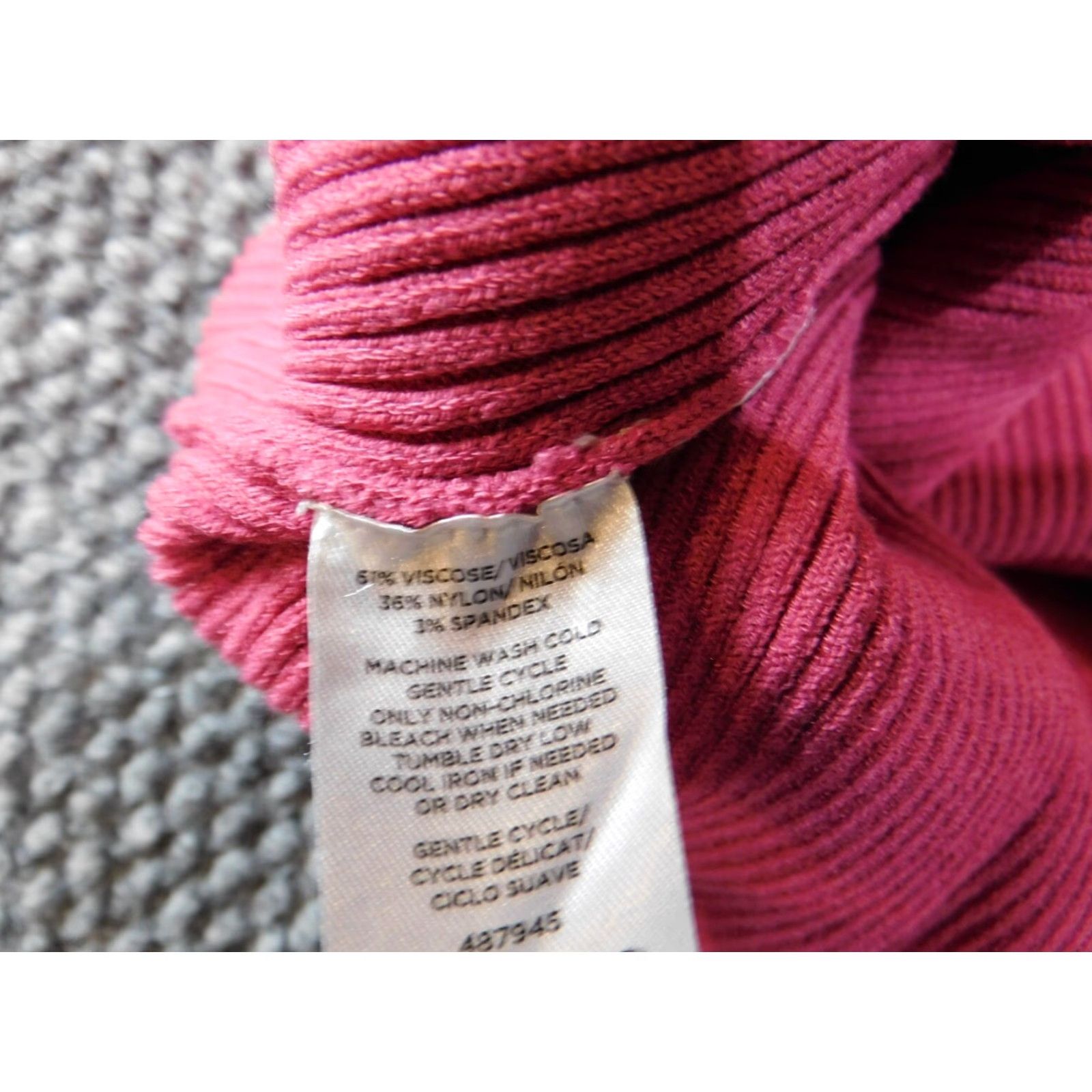 Ann Taylor Ann Taylor Womens Sweater Crew Neck Pullover Knit Pink Medium Rib Knit Classic Designer Stretch Knit Pattern Womens Pullover Neatly Crossover? Size M / US 6-8 / IT 42-44 - 6 Thumbnail