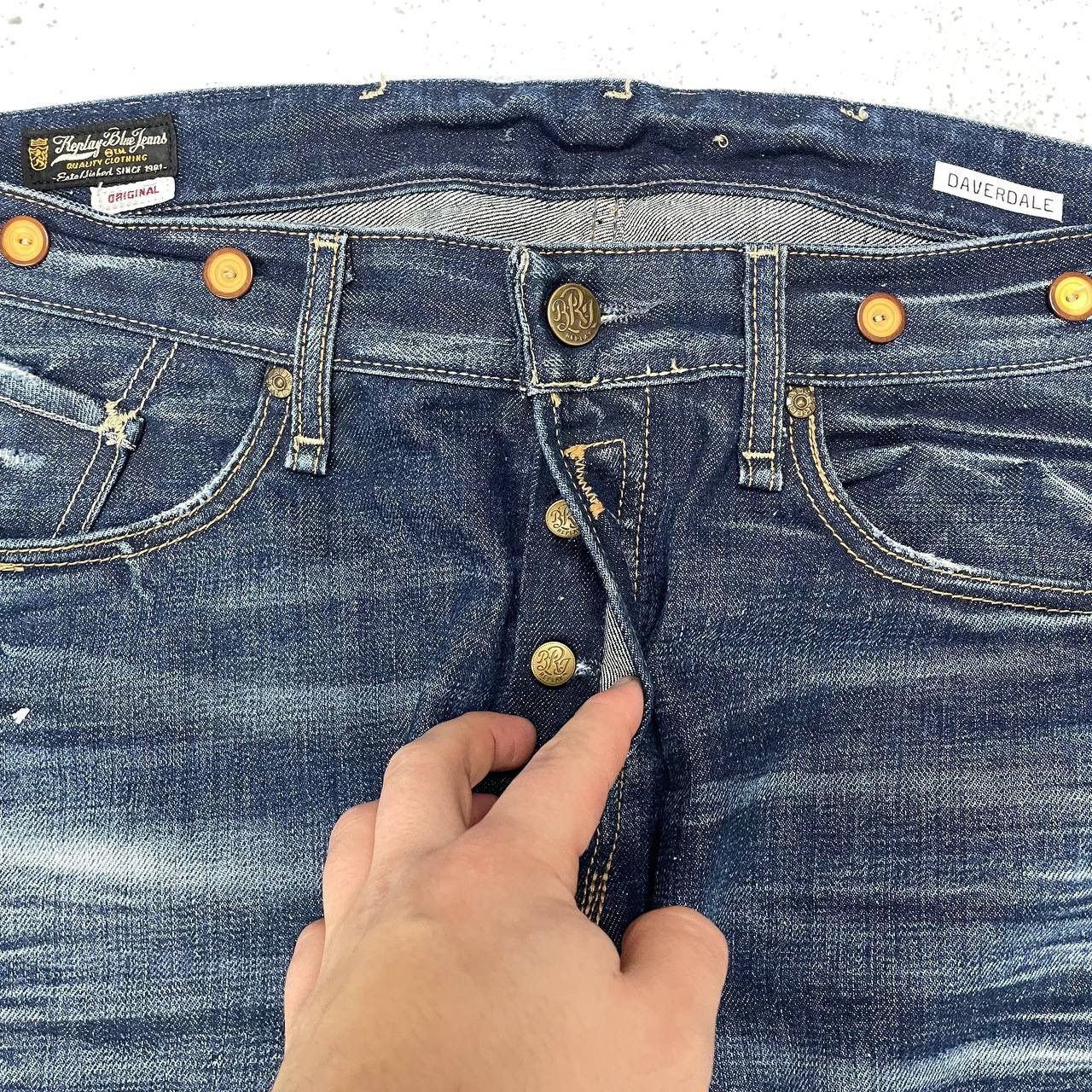 Replay Replay Daverdale Jeans Blue Size W36 L35 Size US 33 - 9 Thumbnail