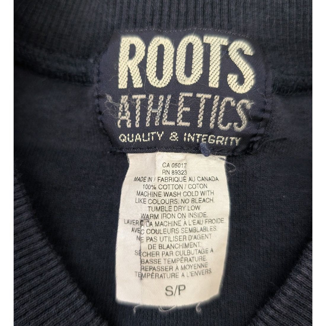 Roots × Vintage Vintage Root Athletics Navy Blue Heavyweight sweater Size US S / EU 44-46 / 1 - 3 Thumbnail