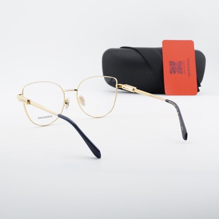 Salvatore Ferragamo Salvatore Ferragamo SF2240 751 Eyeglasses Gold 56mm Cat Eye Size ONE SIZE - 10 Thumbnail