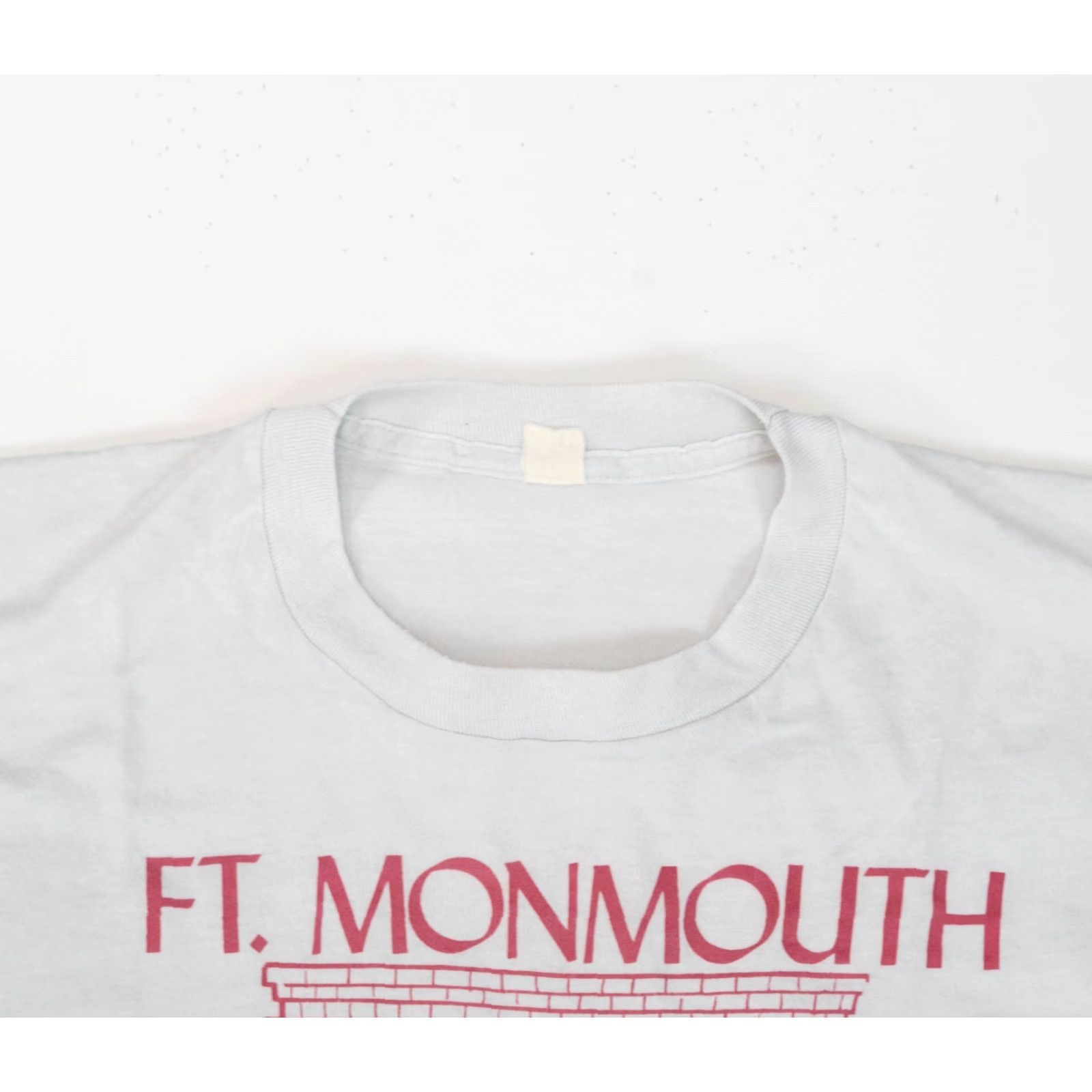 Vintage VINTAGE Oktoberfest 80s Single Stitch T-Shirt Mens Large Gray Cotton Screen Stars Ft Monmouth Volks Run Shirt Size US L / EU 52-54 / 3 - 7 Thumbnail