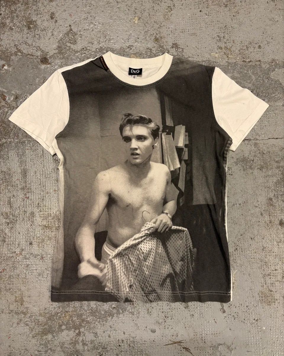 Dolce & Gabbana SS2005 Dolce & Gabbana Grey & White Young Men T-Shirt Size US S / EU 44-46 / 1 - 1 Thumbnail