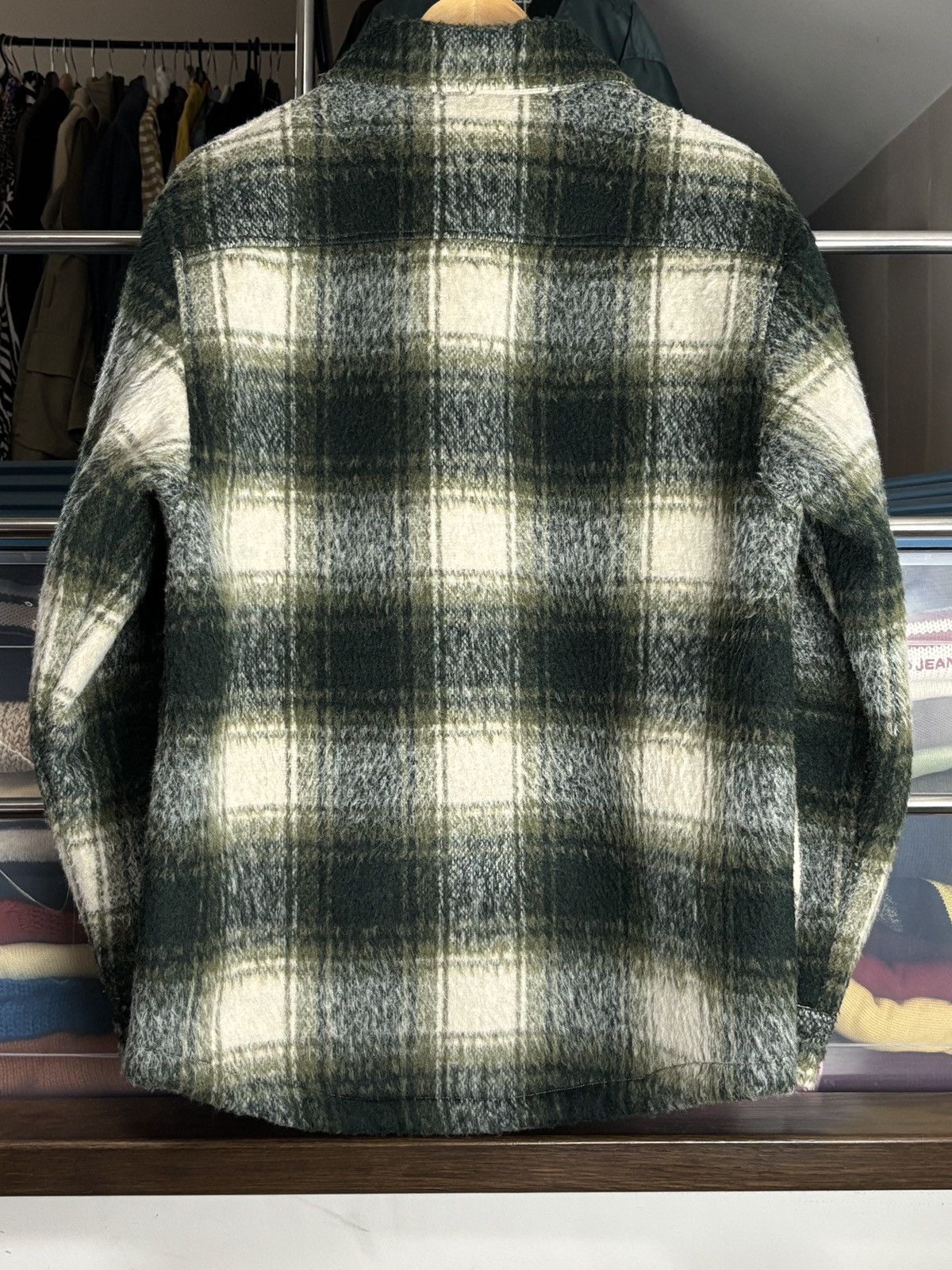 Kith KITH Sheridan Plaid Sherpa Overshirt Winter Jacket Fleece Size US L / EU 52-54 / 3 - 3 Thumbnail