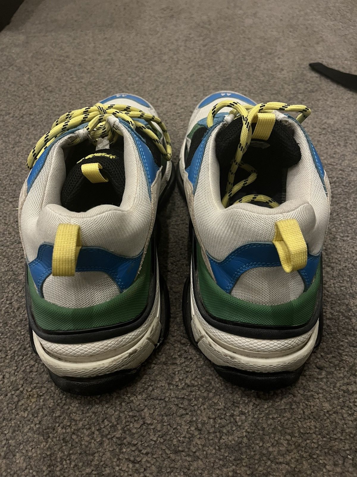 Balenciaga Balenciaga Triple S “Light Grey Blue Green” Size US 11 / EU 44 - 4 Thumbnail